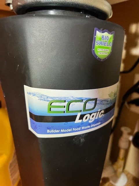 Eco Logic 1/3 Horsepower Garbage Disposal with Removeable Splash Guard, Attached Power Cord and Standard 3-Bolt Mounting System, Continuous Feed Disposer - Customer Photo 2