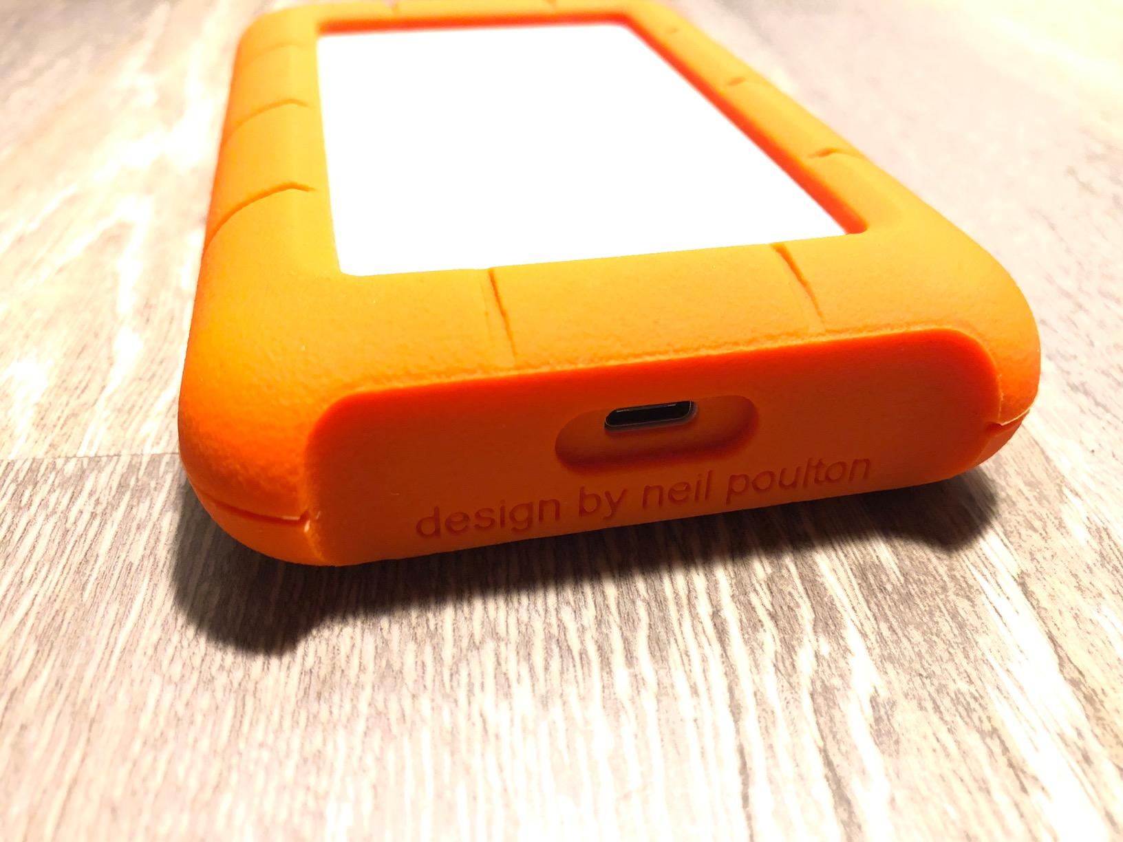 LaCie Rugged USB-C 2TB External Hard Drive Portable HDD - USB 3.0 compatible, Drop Shock Dust Rain Resistant, for Mac and PC - Customer Photo 3