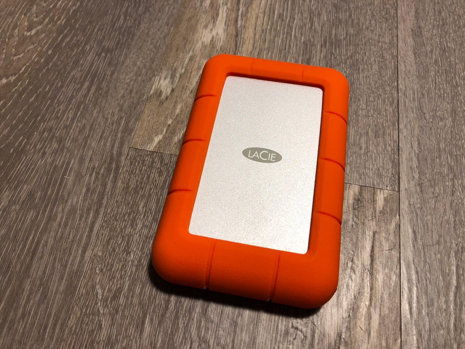 LaCie Rugged USB-C 2TB External Hard Drive Portable HDD - USB 3.0 compatible, Drop Shock Dust Rain Resistant, for Mac and PC - Customer Photo 5