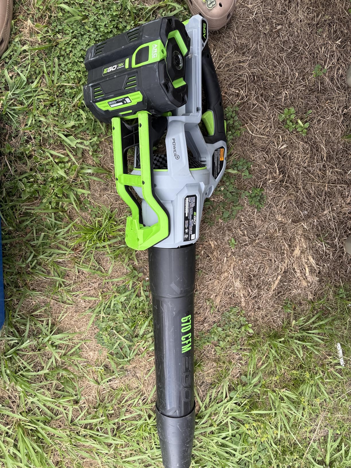 EGO POWER+ Cordless Electric Leaf Blower, 530 CFM, With Battery - LB5302 customer photo 2