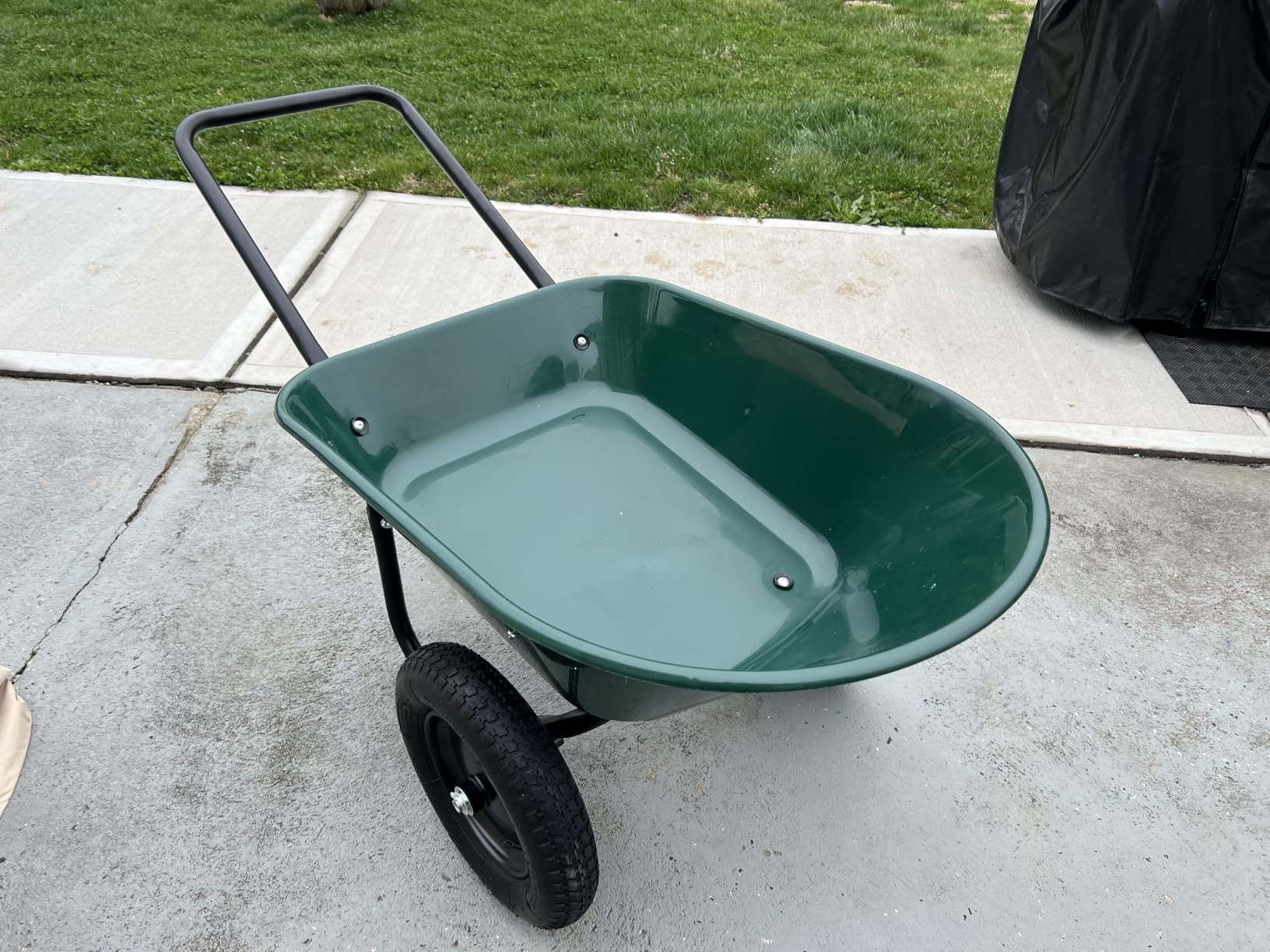 Garden Star 70007 The Original Yard Rover Dual-Wheel Home Garden Wheelbarrow Cart - Customer Photo 2