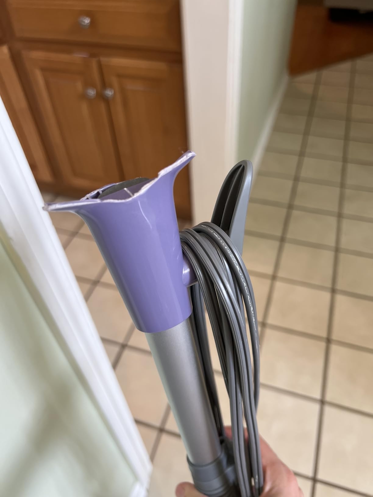 Shark Steam Mop with 2 Machine Washable Dirt Grip Pads, Removable Water Tank, Lightweight, Steam Cleaner for sealed Hard Floors, Marble, Stone, Hardwood, Tile, Laminate, White/Seafoam, S1000 - Customer Photo 3