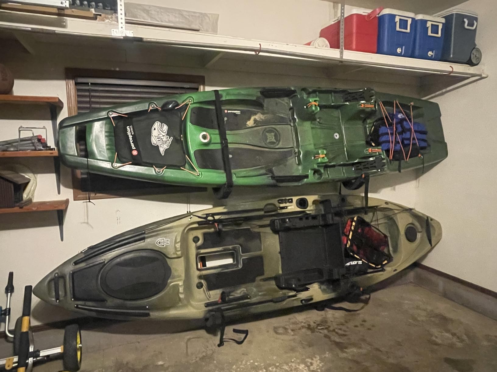 RAD Sportz Wall Hanger Pro Kayak and Stand Up Paddle Board Foam Padded SUP Rack - Customer Photo 1