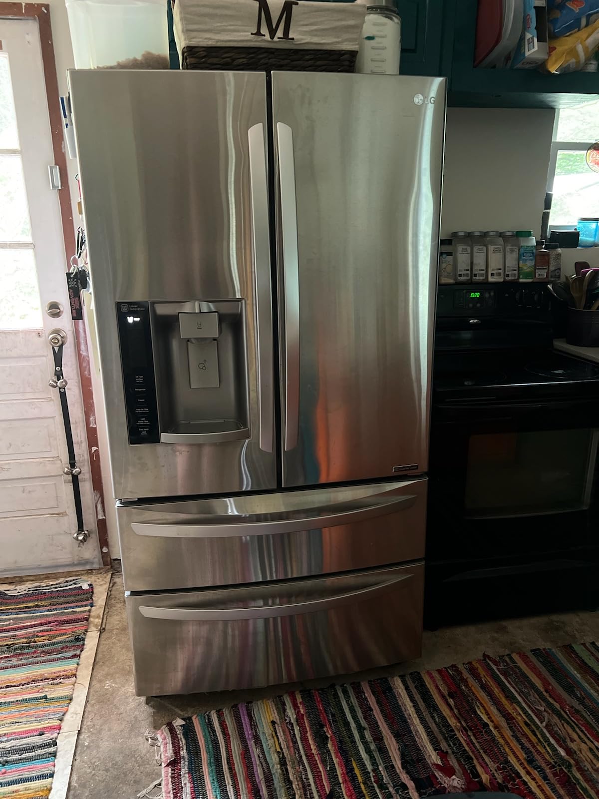 LG LMXS28626S 28 Cu. Ft. Stainless Steel 4-Door French Door Smart Refrigerator - Customer Photo 1
