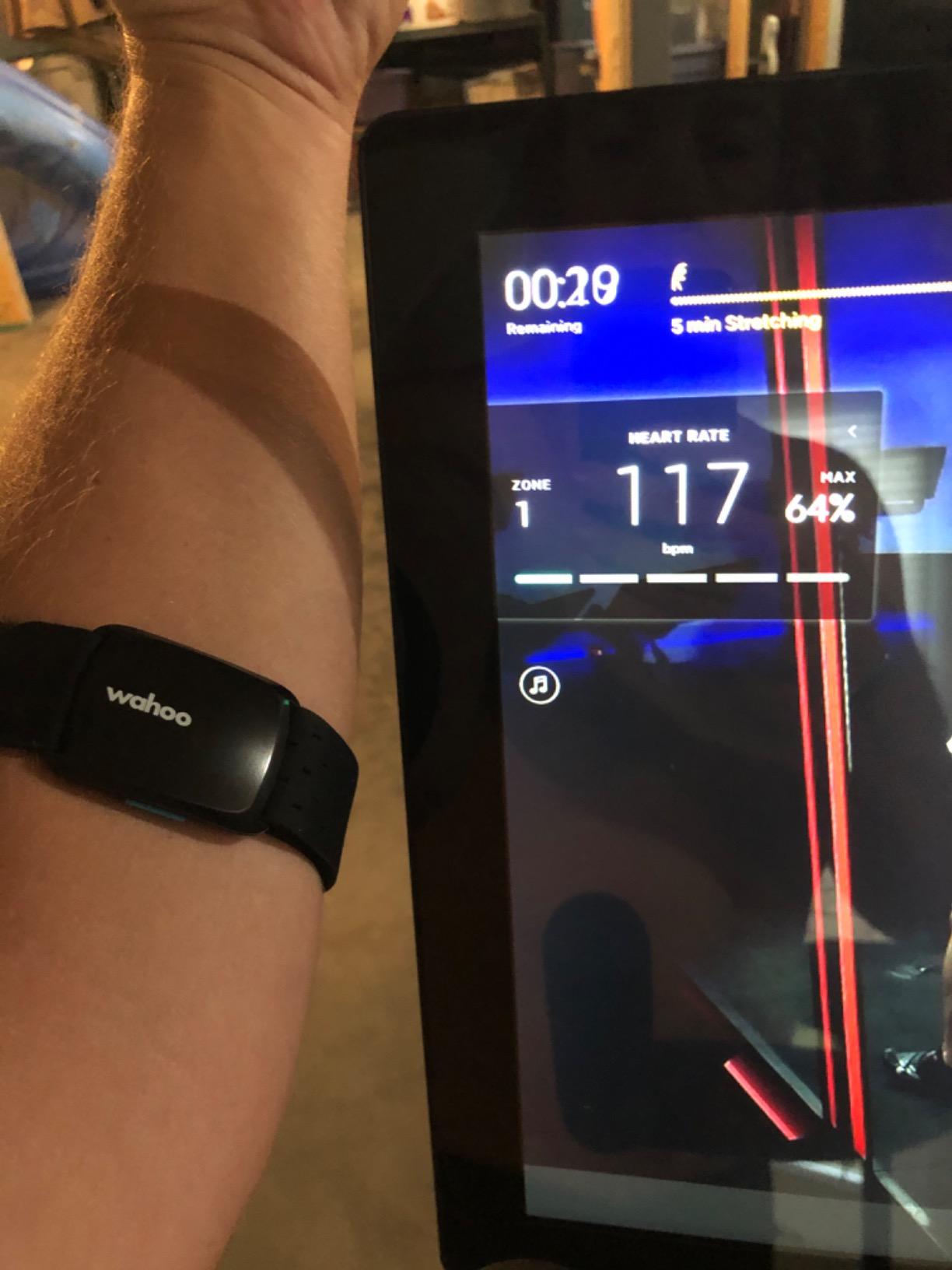 Wahoo TICKR FIT Heart Rate Armband, Bluetooth, ANT+ - Customer Photo 2