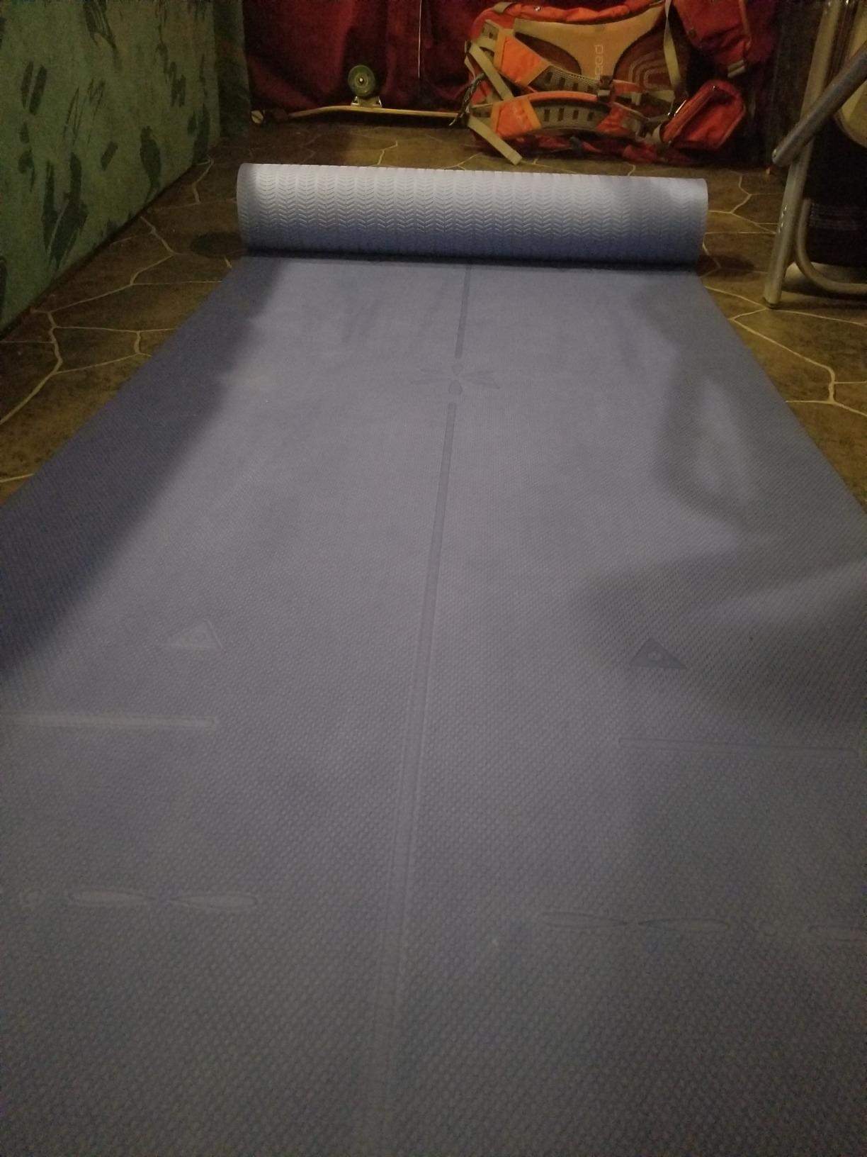 Heathyoga Eco Friendly Non Slip Yoga Mat, Body Alignment System, SGS Certified TPE Material - Textured Non Slip Surface and Optimal Cushioning, 72 Heathyoga Eco Friendly Non Slip Yoga Mat, Body Alignment System, SGS Certified TPE Material - Textured Non Slip Surface and Optimal Cushioning, 72