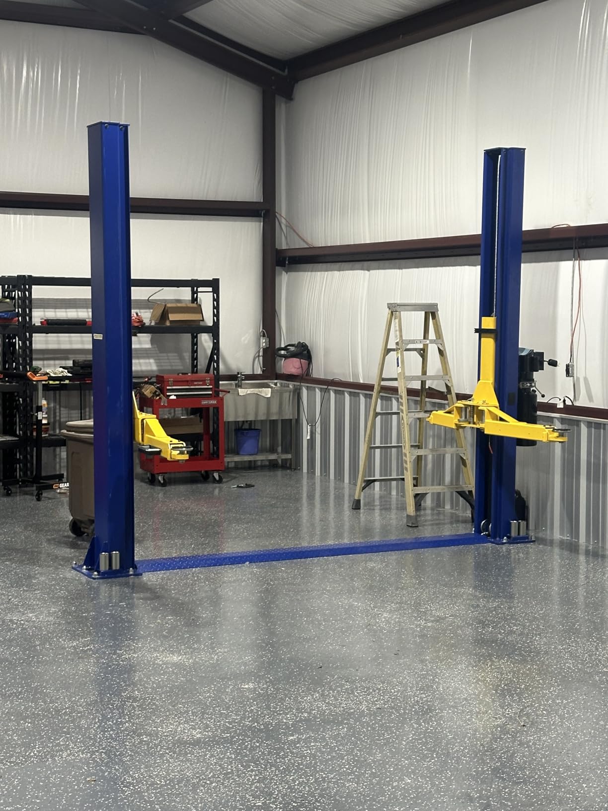 APlusLift HW-10KOH-A 10000LB Two Post Overhead Clear Floor Car Lift/Industry Leading 3 Year Warranty customer photo 1
