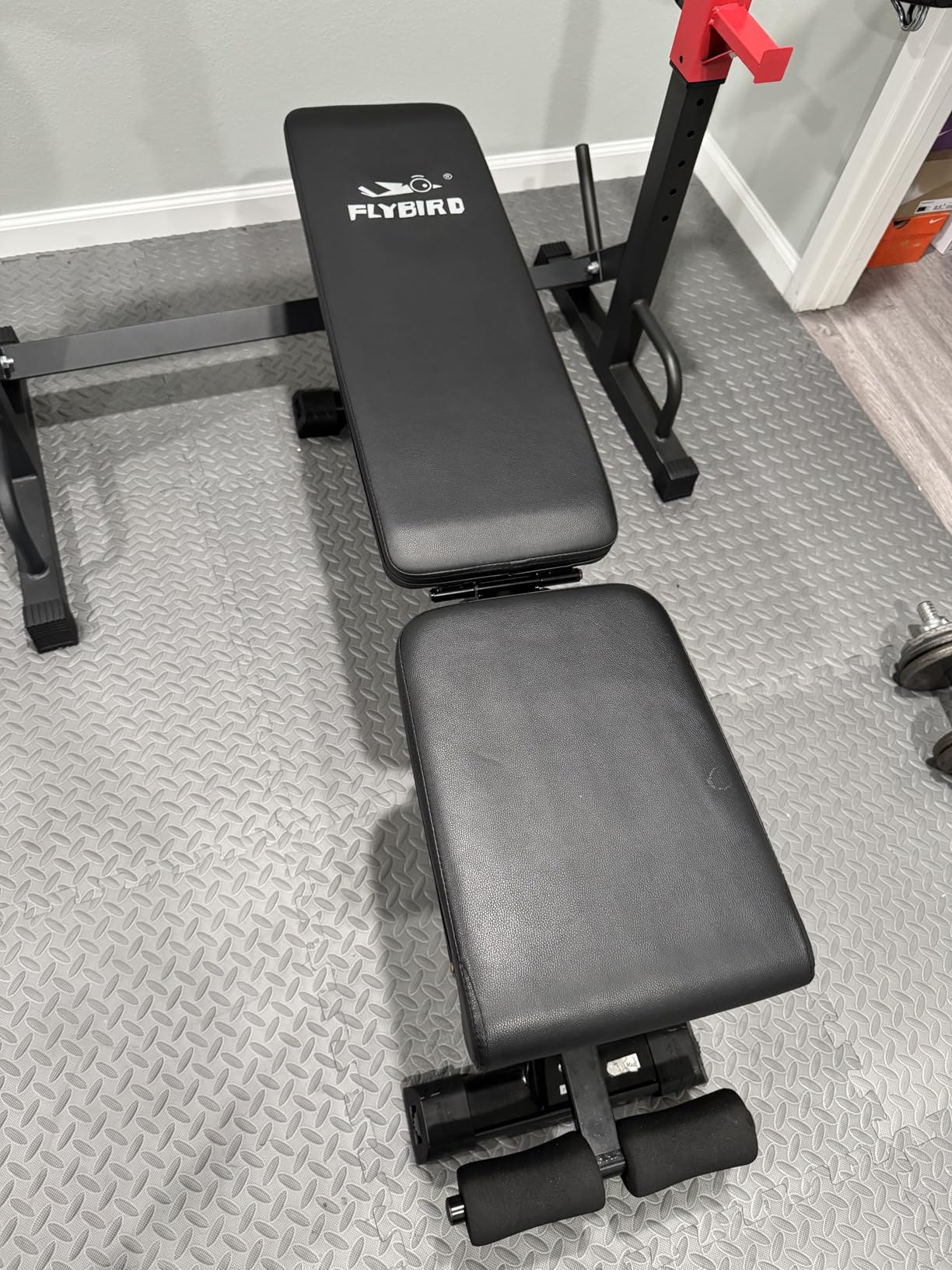 FLYBIRD Adjustable Weight Bench, ASTM-Certified 800LBS Workout Bench Foldable for Home Gym, 90° to -30° FID and 30in Extended Backrest for Bench Press Strength Training Exercise Customer Review FLYBIRD Adjustable Weight Bench, ASTM-Certified 800LBS Workout Bench Foldable for Home Gym, 90° to -30° FID and 30in Extended Backrest for Bench Press Strength Training Exercise - Customer Photo 2