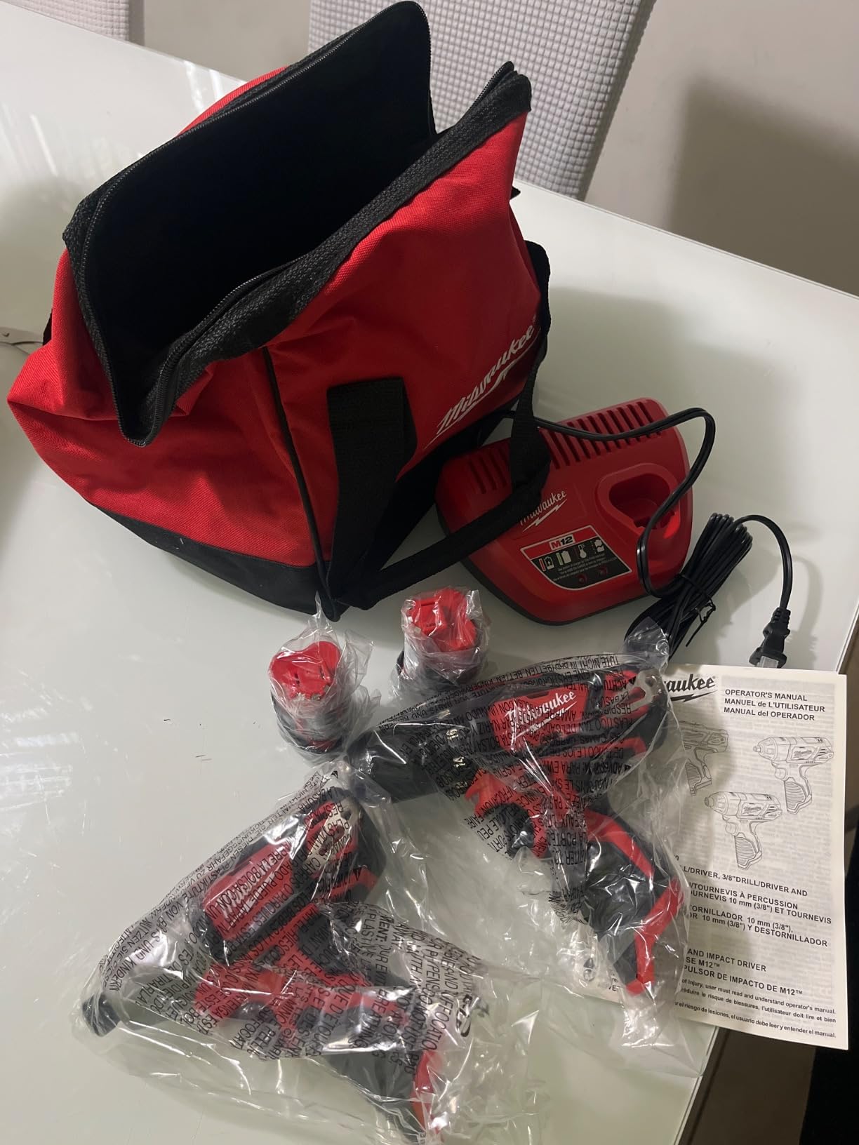 M12 Drill/Impact Combo Kit - Milwaukee 2494-22 Customer Review M12 Drill/Impact Combo Kit - Milwaukee 2494-22 - Customer Photo 2