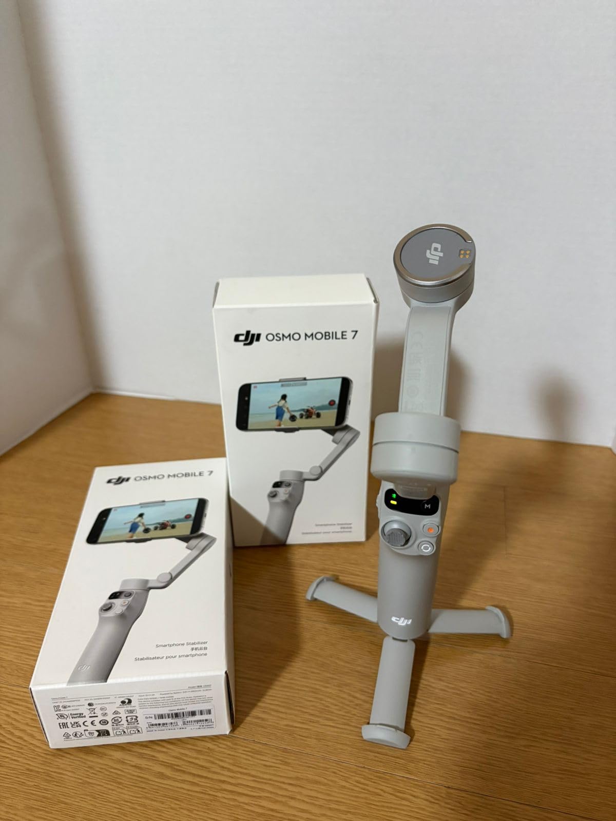 DJI Osmo Mobile 7 Gimbal Stabilizer for iPhone, Android, Built-in Tripod, Portable Stabilizer for iPhone, Selfie Stick, 3-Axis Phone Gimbal, ActiveTrack 7.0, One-Tap Edit, 10hrs Use, Phone Charging Customer Review DJI Osmo Mobile 7 Gimbal Stabilizer for iPhone, Android, Built-in Tripod, Portable Stabilizer for iPhone, Selfie Stick, 3-Axis Phone Gimbal, ActiveTrack 7.0, One-Tap Edit, 10hrs Use, Phone Charging - Customer Photo 1