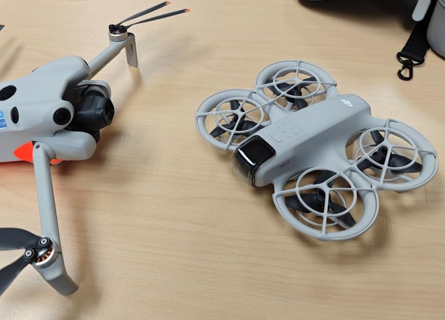 DJI Neo, Mini Drone with 4K UHD Camera for Adults, 135g Self Flying Drone that Follows You, Palm Takeoff, Subject Tracking, QuickShots, Stabilized Video, Built-In Propeller Guard (Controller-Free) Customer Review Best DJI Drones