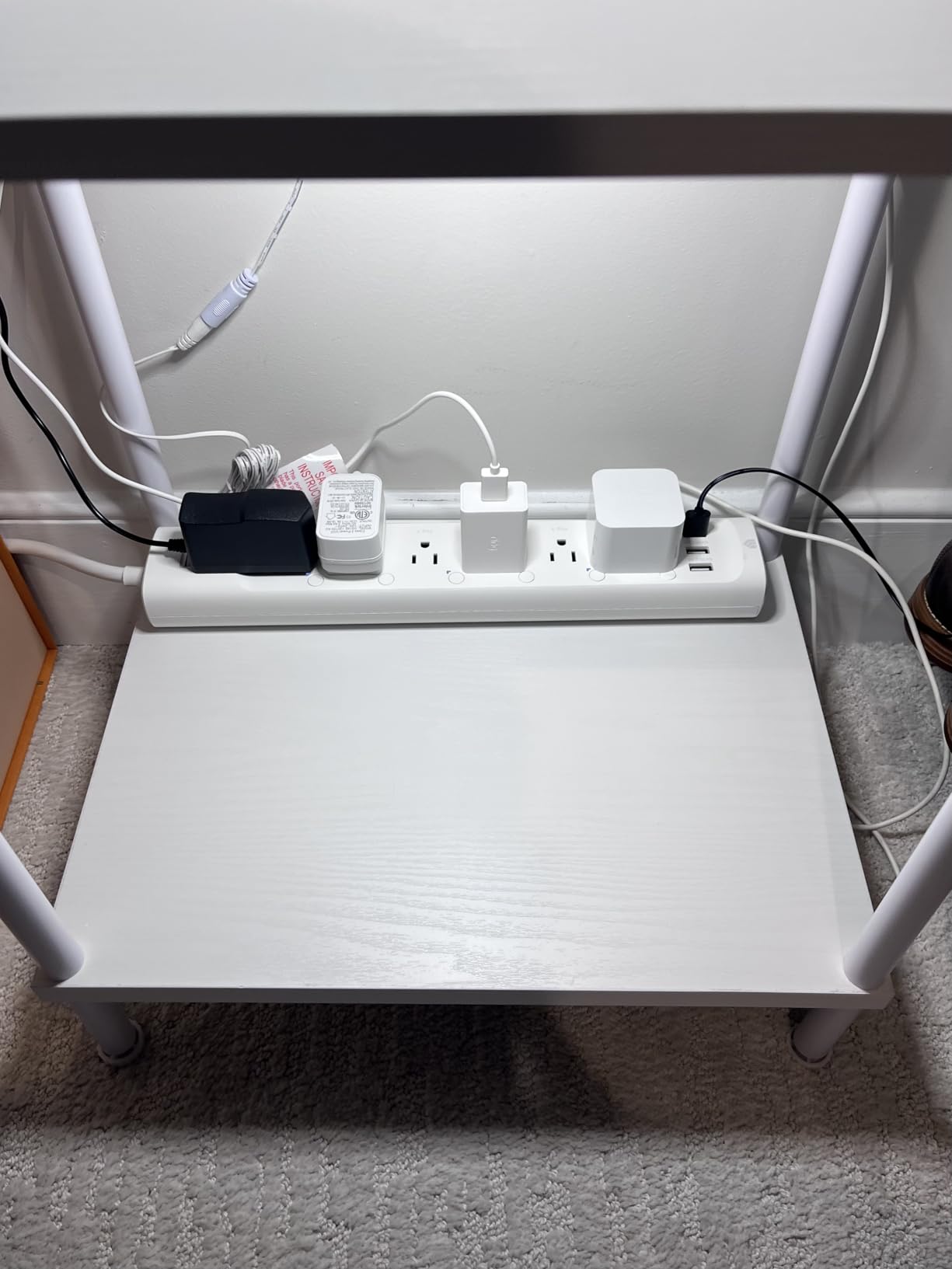 Kasa Smart Plug Power Strip HS300, Surge Protector with 6 Individually Controlled Smart Outlets and 3 USB Ports, Works with Alexa & Google Home, No Hub Required , White - Customer Photo 1