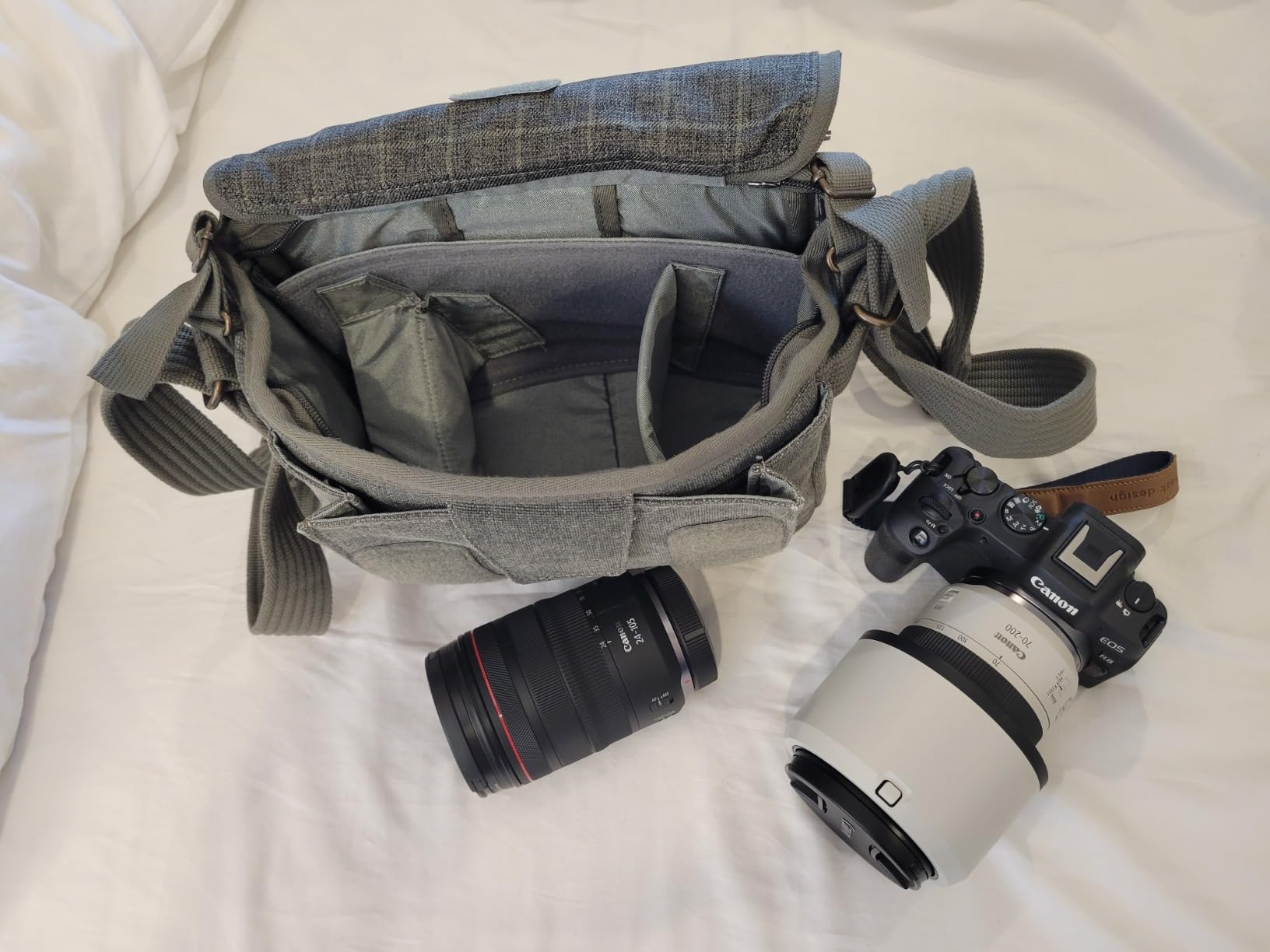Think Tank Retrospective 5 V2.0 Canvas Shoulder Bag - Pinestone - Small Customer Review Think Tank Retrospective 5 V2.0 Canvas Shoulder Bag - Pinestone - Small - Customer Photo 1