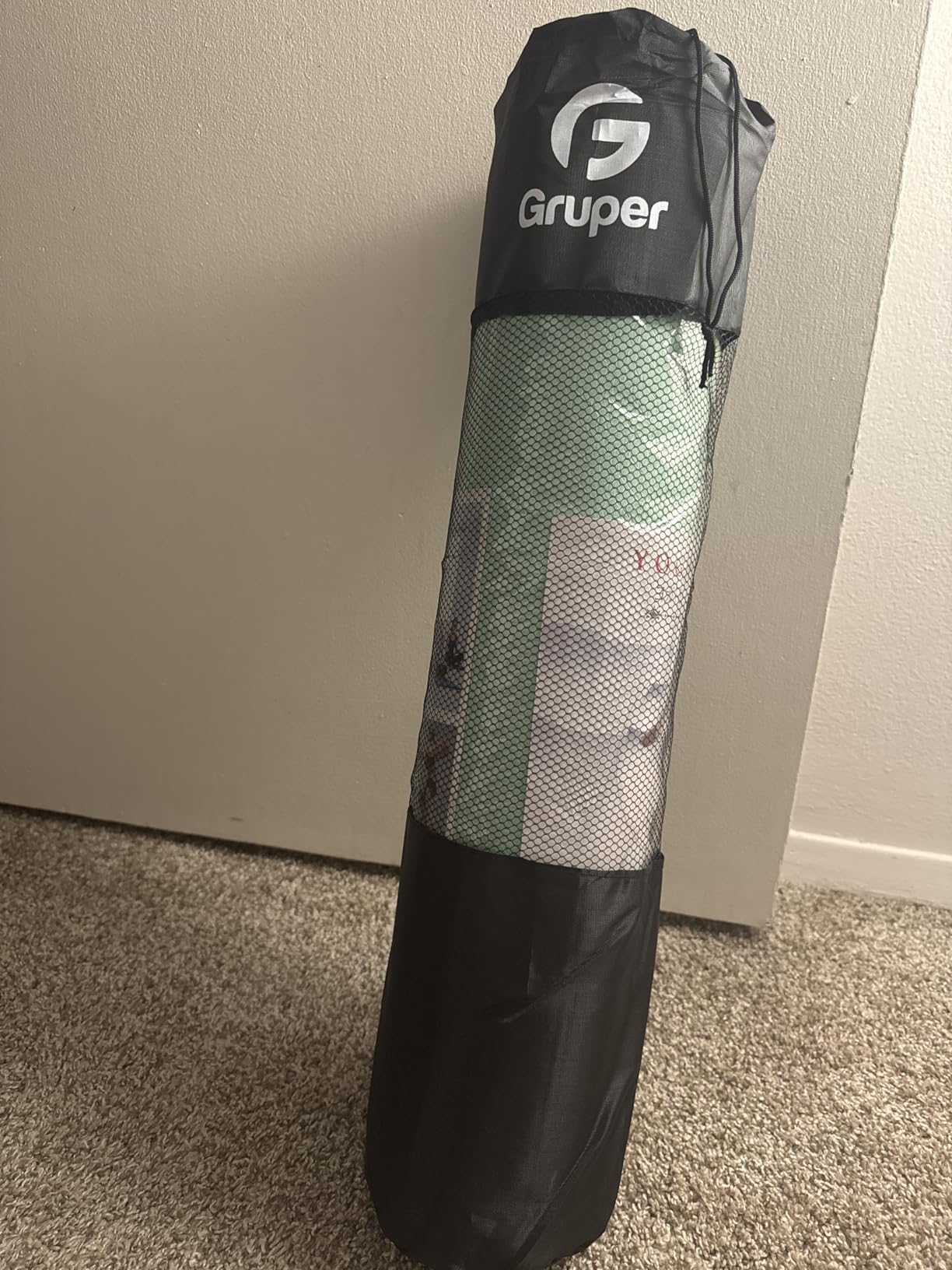 Gruper Yoga Mat Non Slip, Eco Friendly Fitness Exercise Mat with Carrying Strap customer photo 2