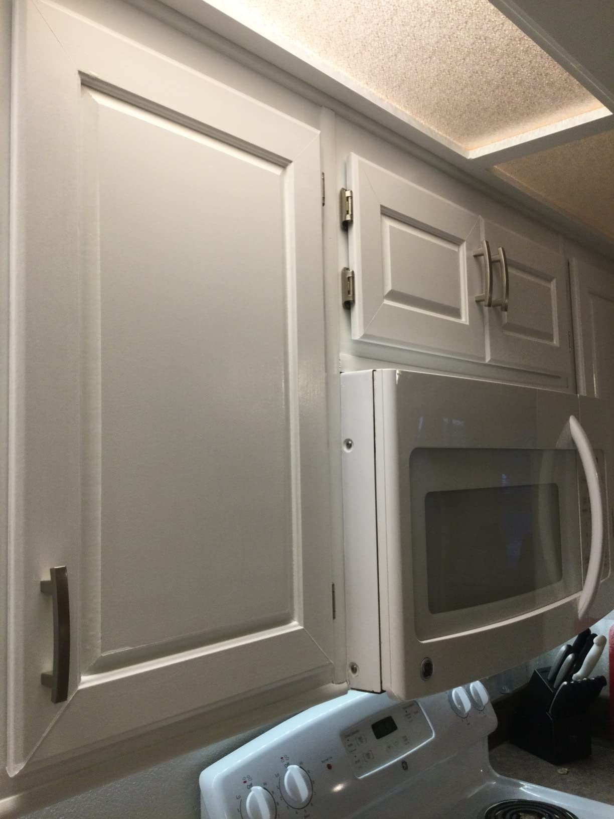 INSL-X Cabinet Coat Enamel, Satin Sheen Paint, White, 128 Fl Oz (Pack of 1) - Customer Photo 1
