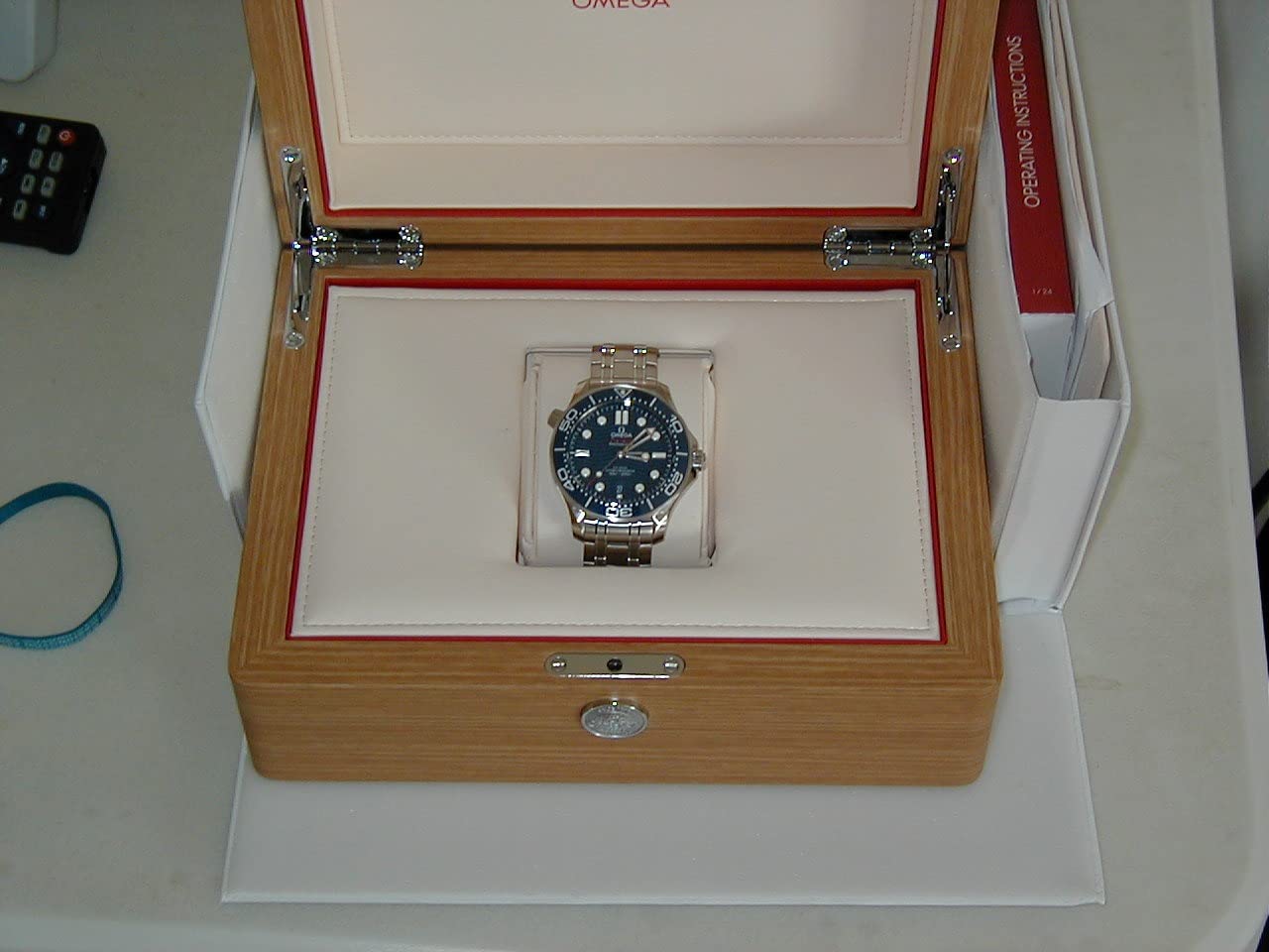 Omega Seamaster Automatic Blue Dial Steel Men's Watch 210.30.42.20.03.001 - Customer Photo 1