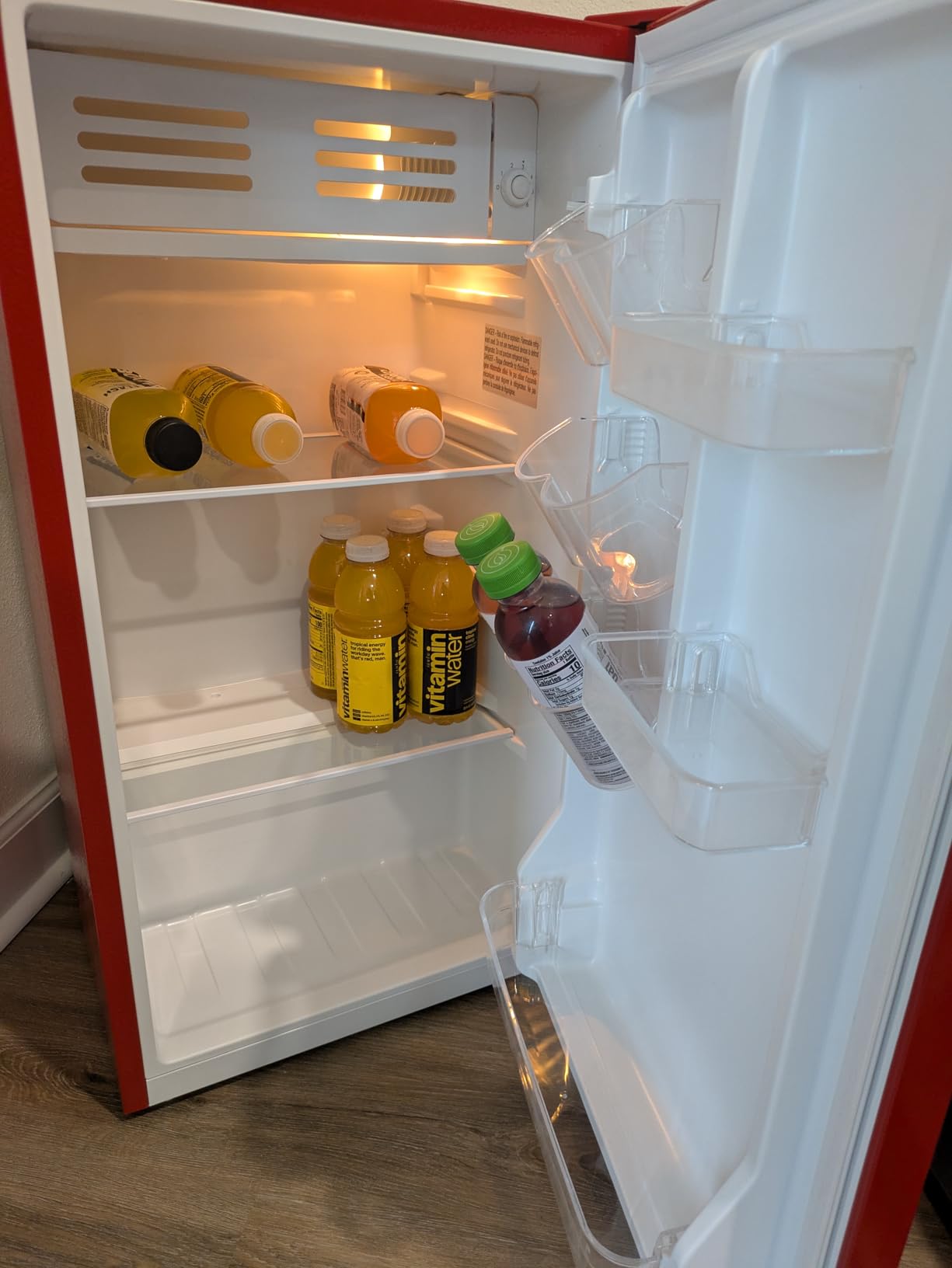 Frigidaire Retro Compact Fridge with Chiller, 3.2 cu ft Countertop Fridge with Built-In Bottle Opener, Compact Refrigerator for Office, Bedroom, Dorm Room or Cabin - 16.5 Frigidaire Retro Compact Fridge with Chiller, 3.2 cu ft Countertop Fridge with Built-In Bottle Opener, Compact Refrigerator for Office, Bedroom, Dorm Room or Cabin - 16.5