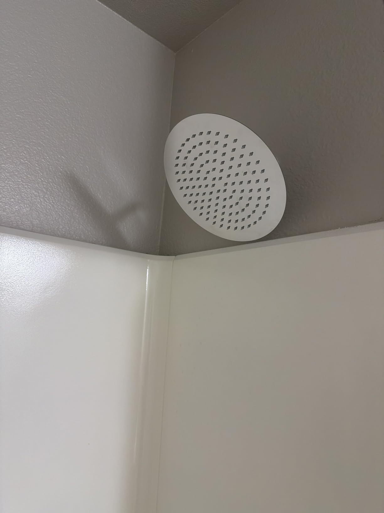 NearMoon Rain Shower Head, Ultra-Thin Design-Pressure Boosting, High Flow Stainless Steel Rainfall Head (8 Inch, Chrome Finish) customer photo 2
