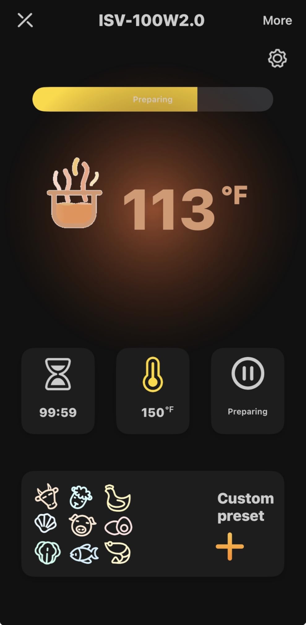INKBIRD WIFI Sous Vide Cooker ISV-100W, 1000 Watts Sous Vide Machine Immersion Circulator with 14 Preset Recipes on APP & Calibration Function, Thermal Immersion, Fast-Heating with Timer Customer Review INKBIRD WIFI Sous Vide Cooker ISV-100W, 1000 Watts Sous Vide Machine Immersion Circulator with 14 Preset Recipes on APP & Calibration Function, Thermal Immersion, Fast-Heating with Timer - Customer Photo 2
