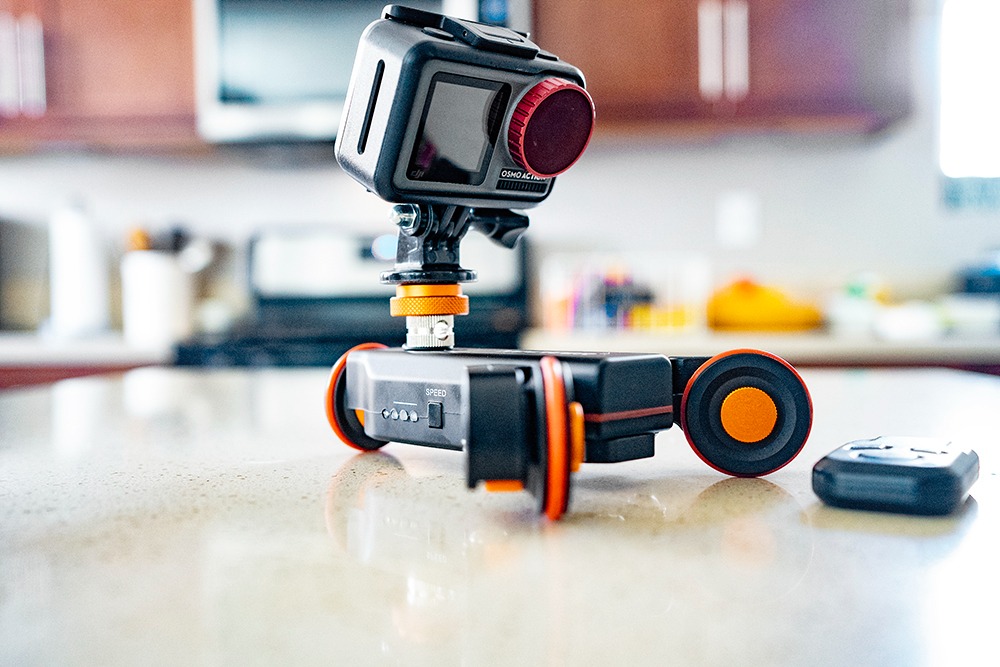 Neewer 3 Wheels Wireless Video Camera Dolly, 3 Speed Motorized Electric Track Rail Slider Dolly Car with Remote Control, Compatible with DSLR Camera Camcorder GoPro iPhone and Android Smartphone Customer Review Neewer 3 Wheels Wireless Video Camera Dolly, 3 Speed Motorized Electric Track Rail Slider Dolly Car with Remote Control, Compatible with DSLR Camera Camcorder GoPro iPhone and Android Smartphone - Customer Photo 2