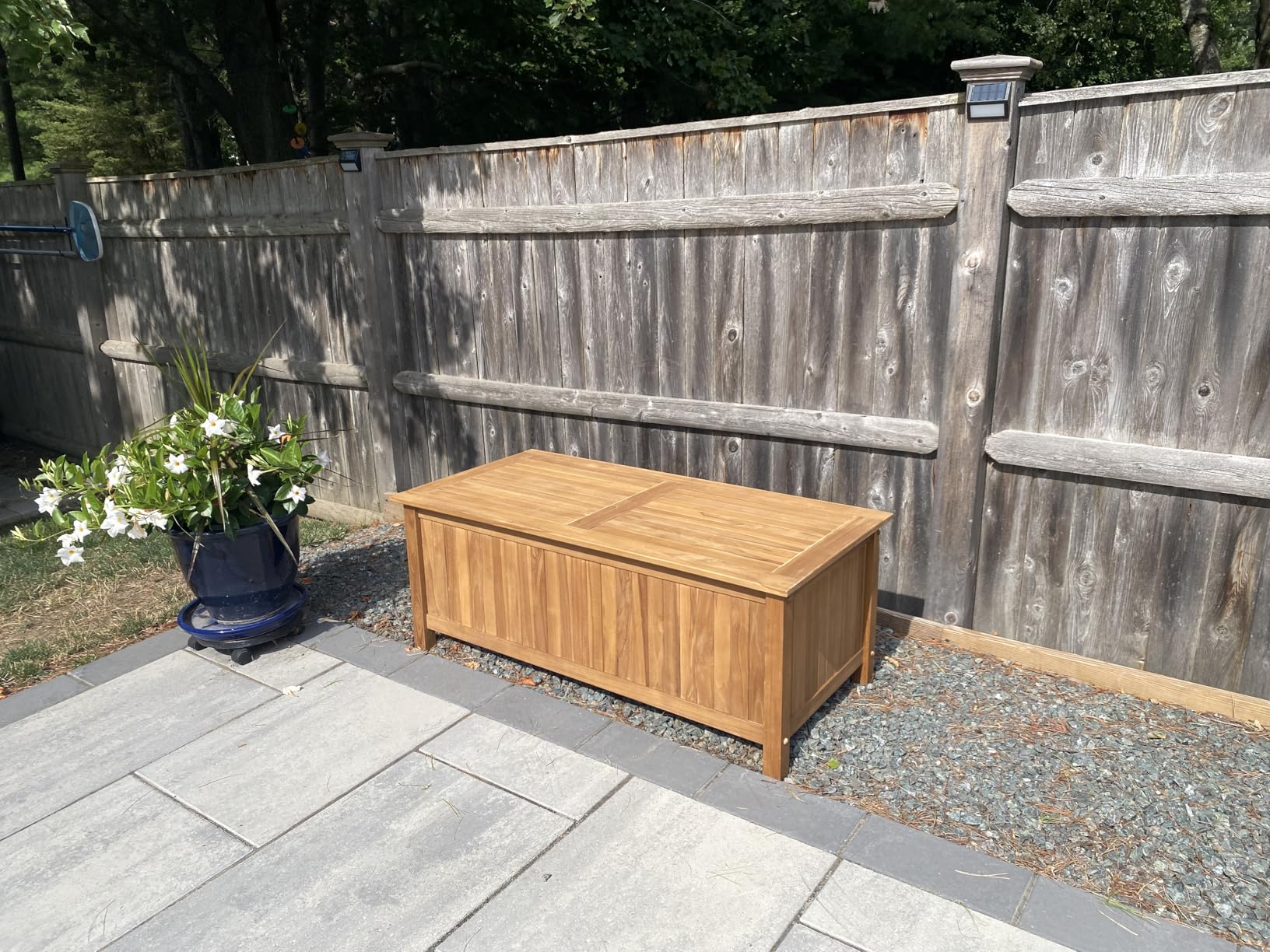 Cambridge Casual AM-370218T Arie Storage Box, Natural Teak Customer Review Cambridge Casual AM-370218T Arie Storage Box, Natural Teak - Customer Photo 1