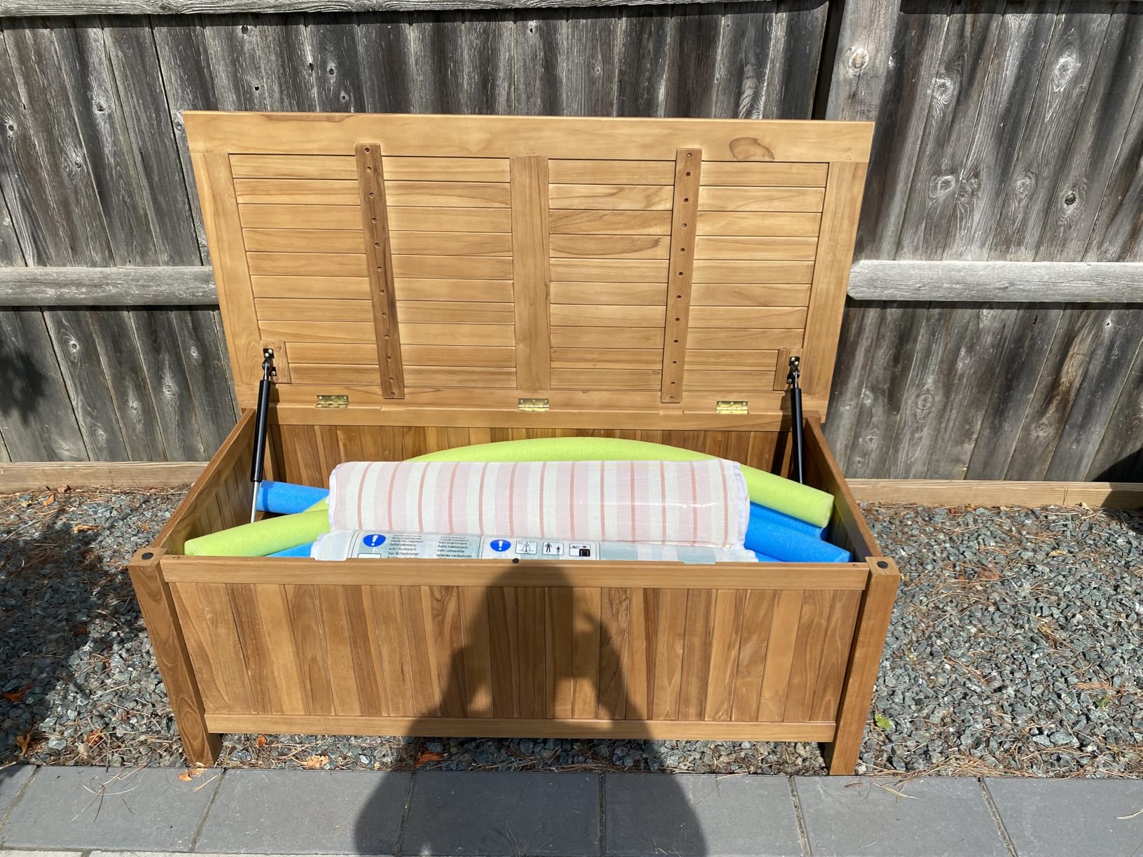 Cambridge Casual AM-370218T Arie Storage Box, Natural Teak Customer Review Cambridge Casual AM-370218T Arie Storage Box, Natural Teak - Customer Photo 2