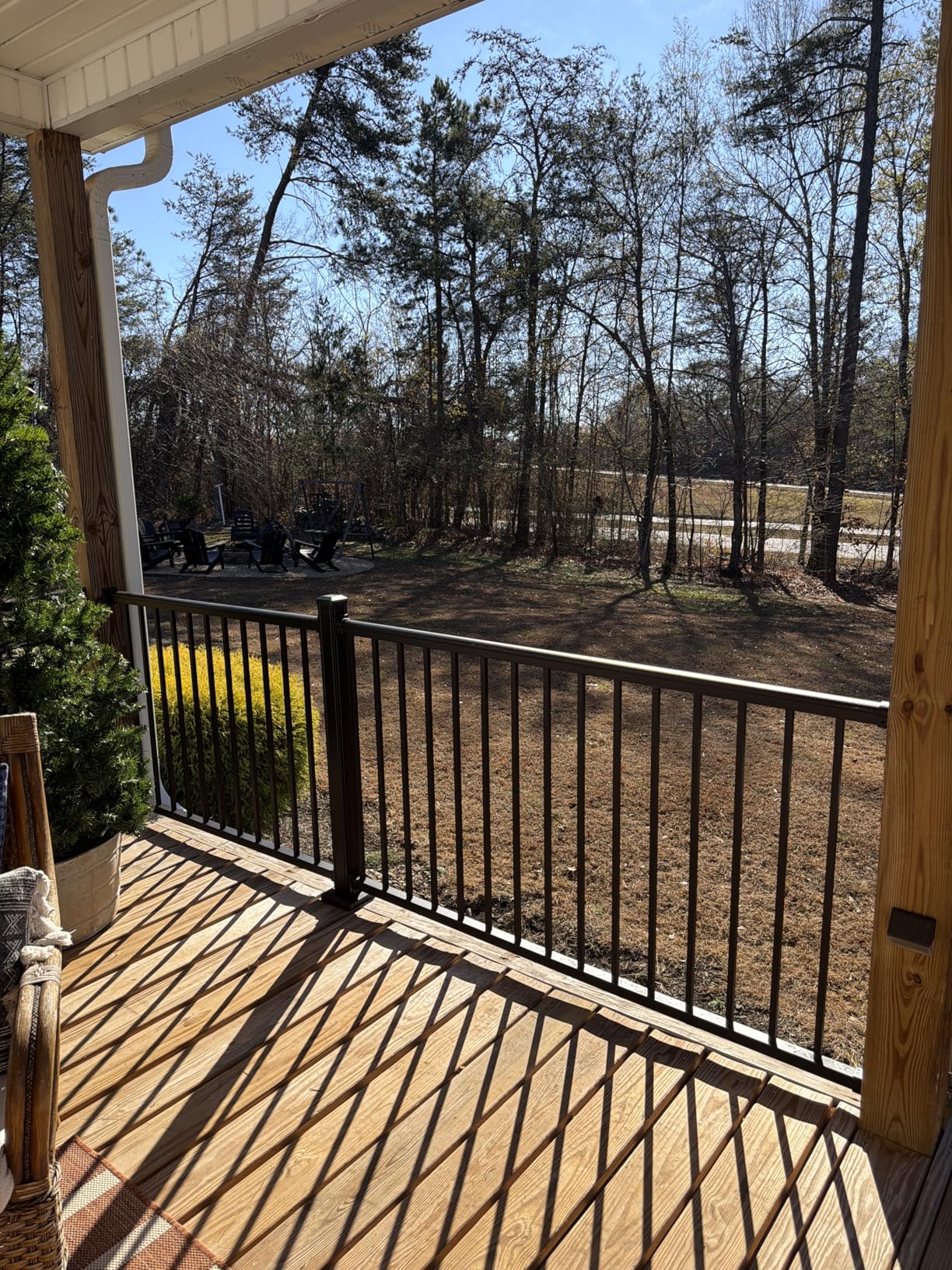 Weatherables 36 in. H x 8 ft. W Stanford Deck Railing Kit – Aluminum Porch & Balcony Railing Kit with Black Powder-Coated Finish, Adjustable Outdoor Hand Rail System - Customer Photo 1