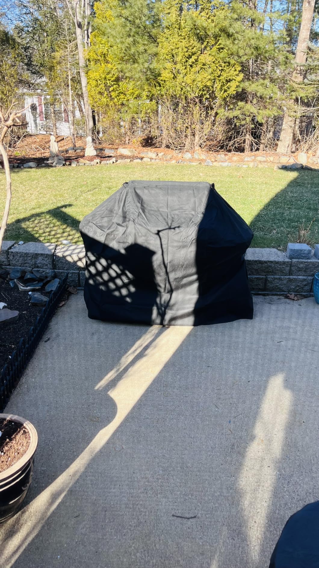 Unicook 58 Inch Grill Cover for Weber Genesis II, LX 300 Series and Genesis 300 Series Gas Grills, Heavy Duty Waterproof Fade Resistant BBQ Cover, All Weather Protection, Compared to Weber 7130 customer photo 1