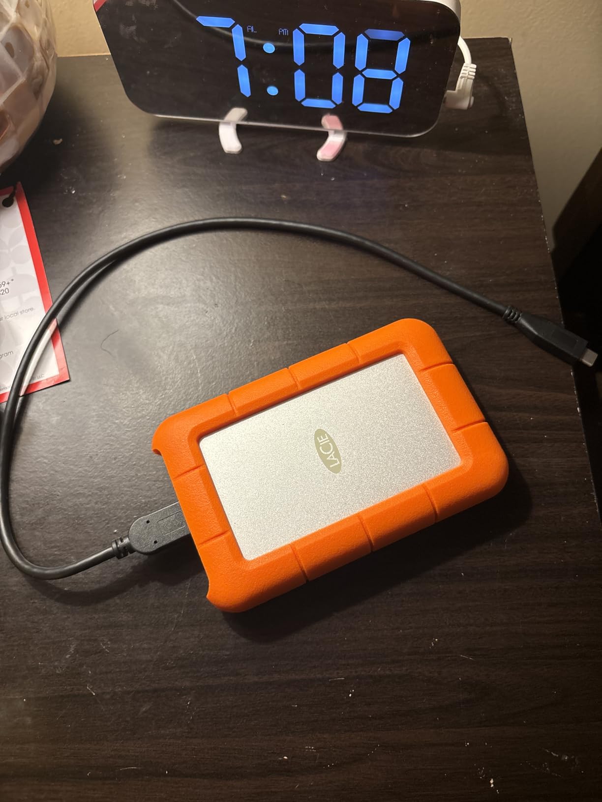LaCie Rugged 5TB Portable External HDD - USB 3.0/2.0 Compatible, Shock/Dust/Rain Resistant for Mac & PC - Customer Photo 1