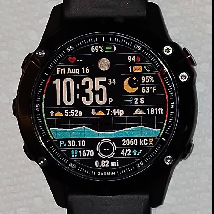 Garmin Fenix 6 Pro, Premium Multisport GPS Watch, Features Mapping, Music, Grade-Adjusted Pace Guidance and Pulse Ox Sensors, Black (Renewed) - Customer Photo 5