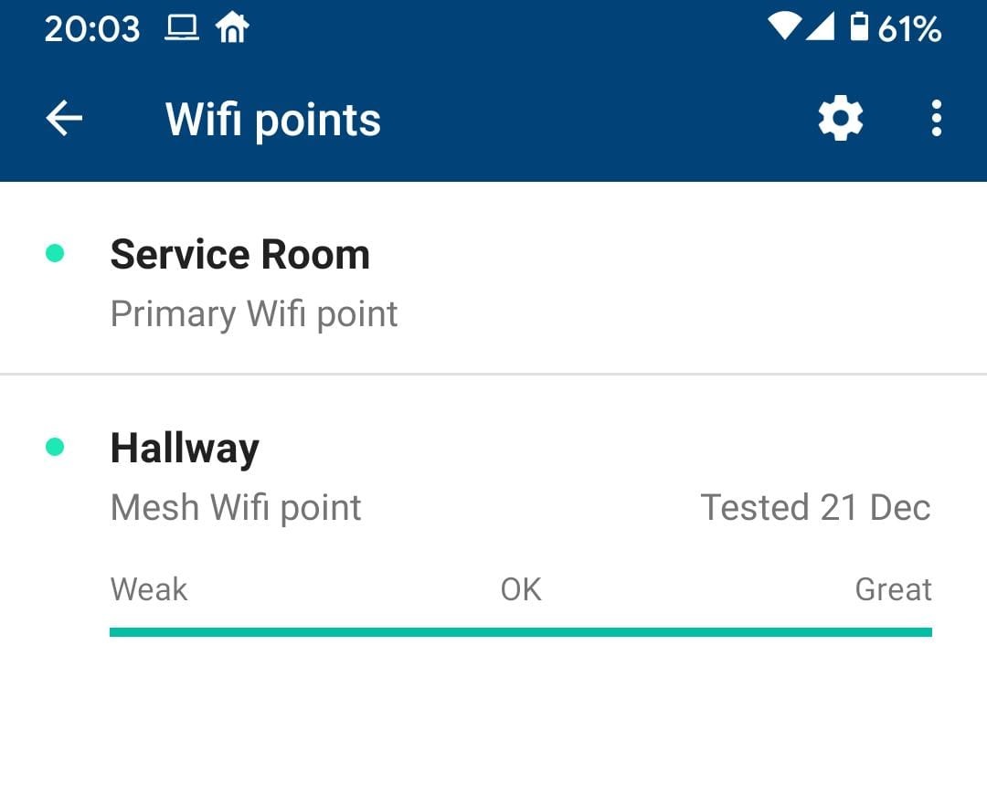 Nest Wifi - AC2200 - Mesh WiFi System - Wifi Router - 2200 Sq Ft Coverage - 1 pack Customer Review Nest Wifi - AC2200 - Mesh WiFi System - Wifi Router - 2200 Sq Ft Coverage - 1 pack - Customer Photo 2