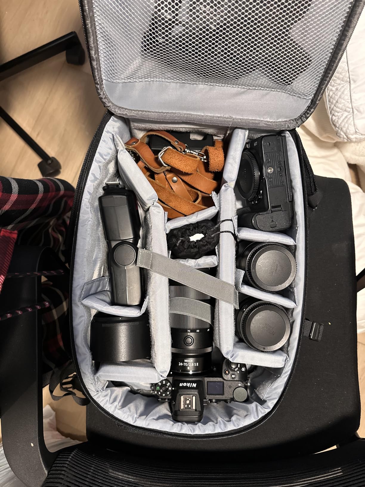 MOSISO Camera Backpack, DSLR/SLR/Mirrorless Photography Camera Bag 15-16 inch Waterproof Hardshell Case with Tripod Holder&Laptop Compartment Compatible with Canon/Nikon/Sony, Black Customer Review MOSISO Camera Backpack, DSLR/SLR/Mirrorless Photography Camera Bag 15-16 inch Waterproof Hardshell Case with Tripod Holder&Laptop Compartment Compatible with Canon/Nikon/Sony, Black - Customer Photo 1
