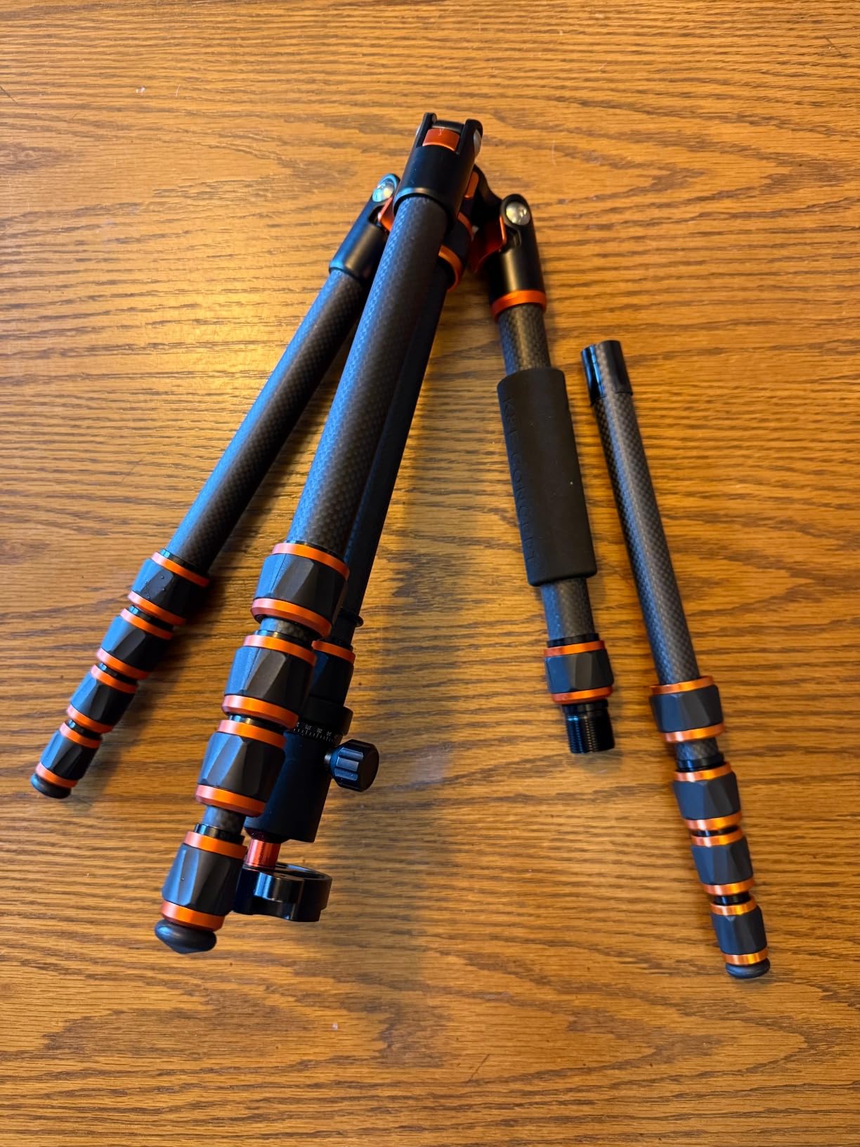 K&F Concept 60 inch Carbon Fiber Tripod with Ball Head - Customer Photo 2