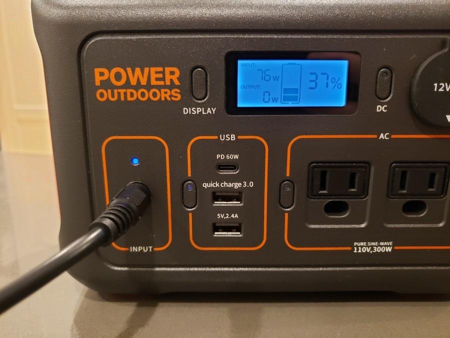 Jackery Portable Power Station Explorer 300, 293Wh Backup Lithium Battery, Solar Generator for Outdoors Camping Travel Hunting Blackout (Solar Panel Optional) Customer Review Jackery Portable Power Station Explorer 300, 293Wh Backup Lithium Battery, Solar Generator for Outdoors Camping Travel Hunting Blackout (Solar Panel Optional) - Customer Photo 2