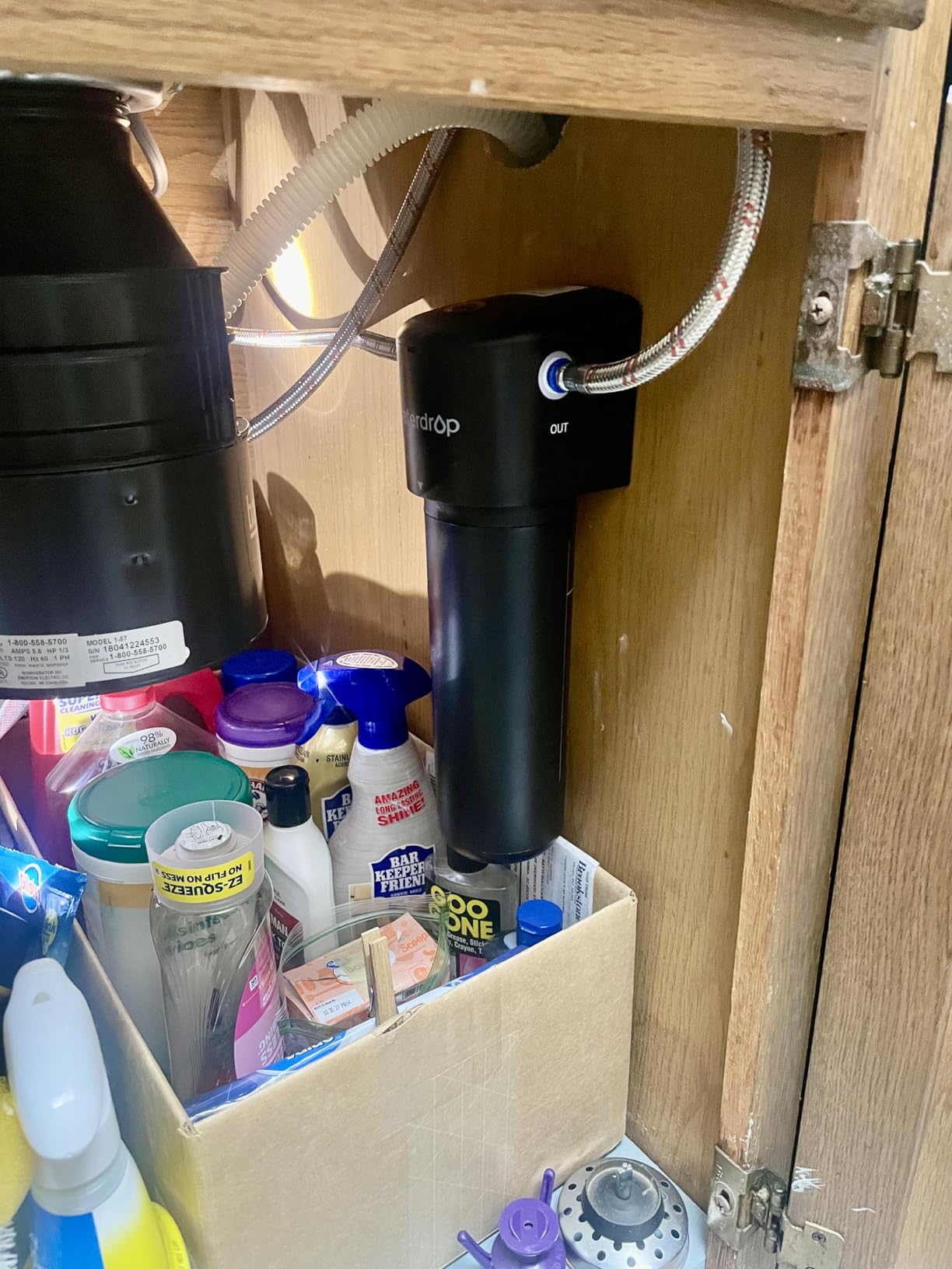 Waterdrop 10UA Under Sink Water Filter System, Reduces PFAS, PFOA/PFOS, Lead, Chlorine, Bad Taste & Odor, Under Counter Water Filter Direct Connect to Kitchen Faucet, NSF/ANSI 42 Certified, 1 Year - Customer Photo 1