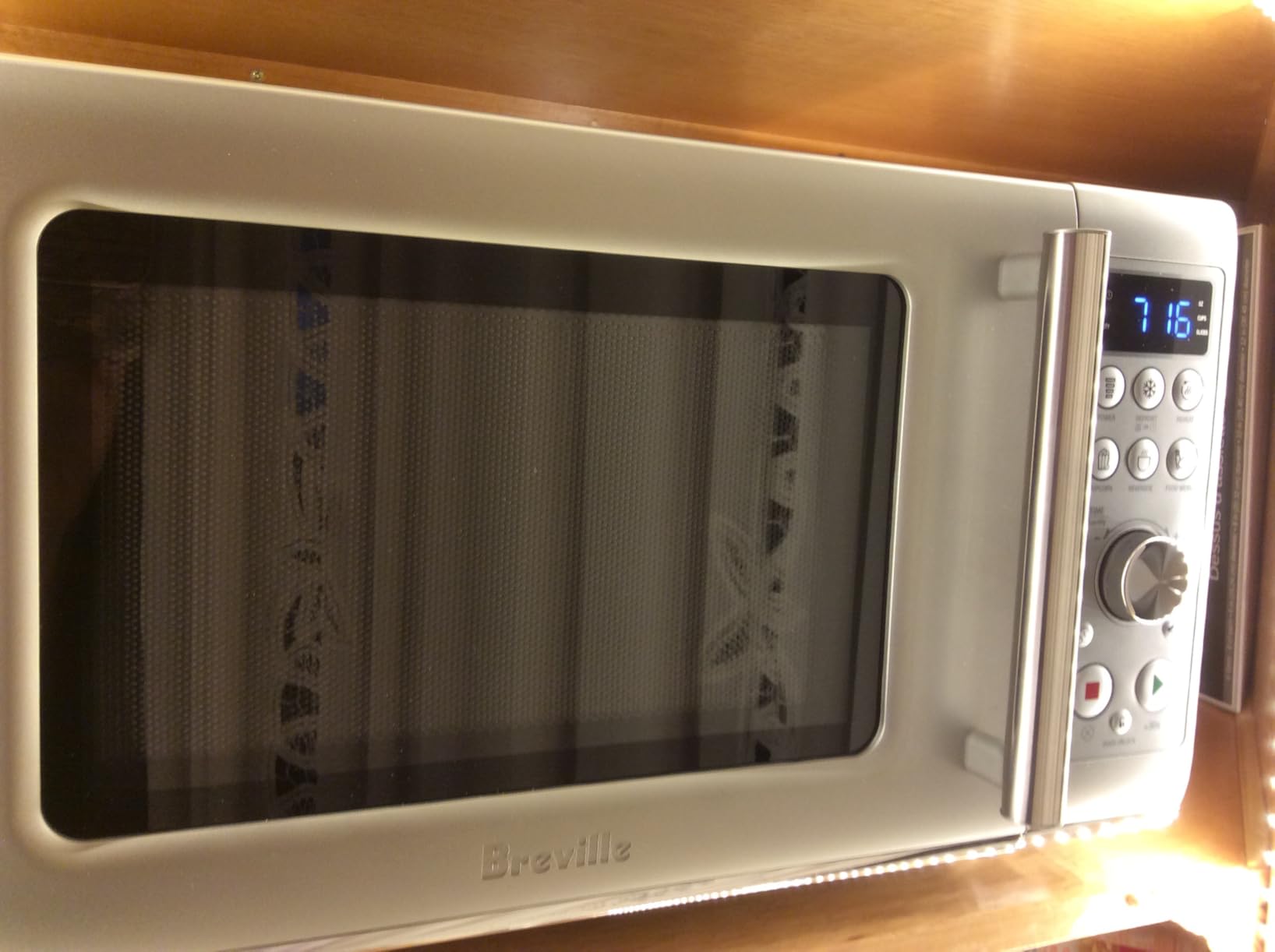 Breville BMO650SIL Compact Wave Soft Close Countertop Microwave Oven, Silver customer photo 1