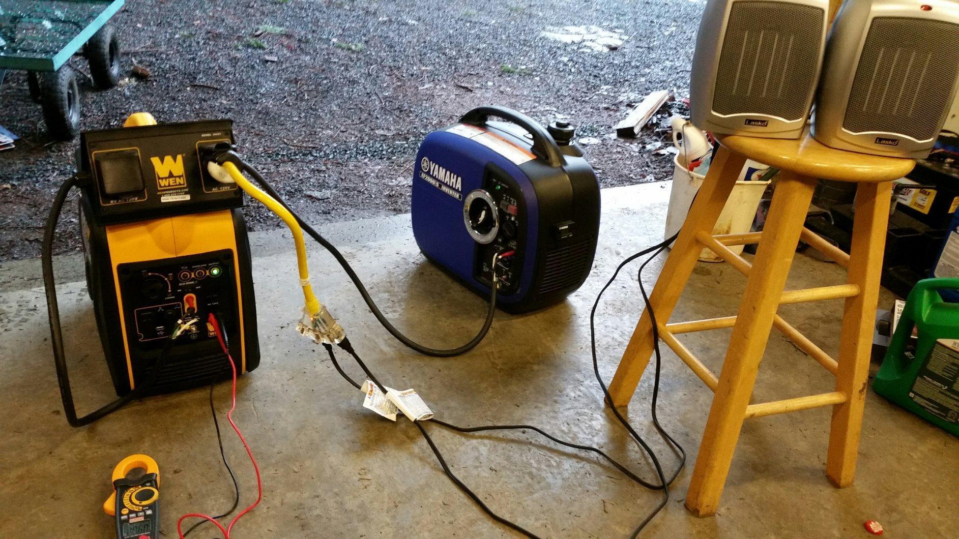 WEN Super Quiet 2350-Watt Portable Inverter Generator with Fuel Shut Off, Ultra Lightweight (56235i) - Customer Photo 1