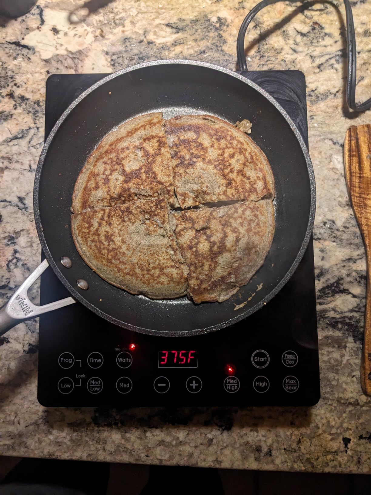Nuwave Pro Chef Induction Cooktop, NSF-Certified, Commercial-Grade, Portable, Powerful 1800W, Large 8 Heating Coil, 94 Temp Settings 100F - 575F in 5F, Shatter-Proof Ceramic Glass Surface customer photo 2