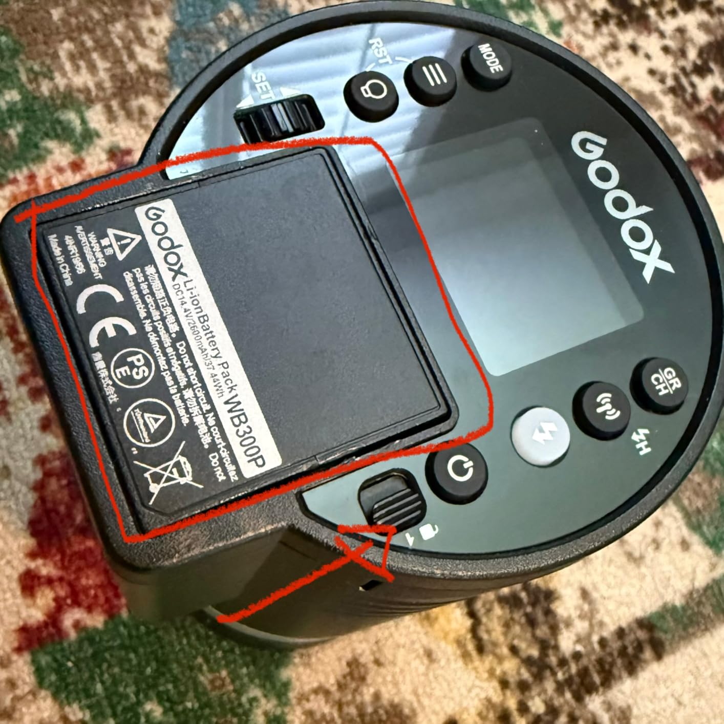 Godox AD300 Pro AD300Pro Outdoor Flash Strobe Light, 300W TTL HSS 1/8000s Studio Flash, 320 Full Power Flashes, 2600mAh Lithium Battery, 12W Modeling Lamp, for Canon Sony Nikon Fuji Olympus Panasonic Customer Review Godox AD300 Pro AD300Pro Outdoor Flash Strobe Light, 300W TTL HSS 1/8000s Studio Flash, 320 Full Power Flashes, 2600mAh Lithium Battery, 12W Modeling Lamp, for Canon Sony Nikon Fuji Olympus Panasonic - Customer Photo 2