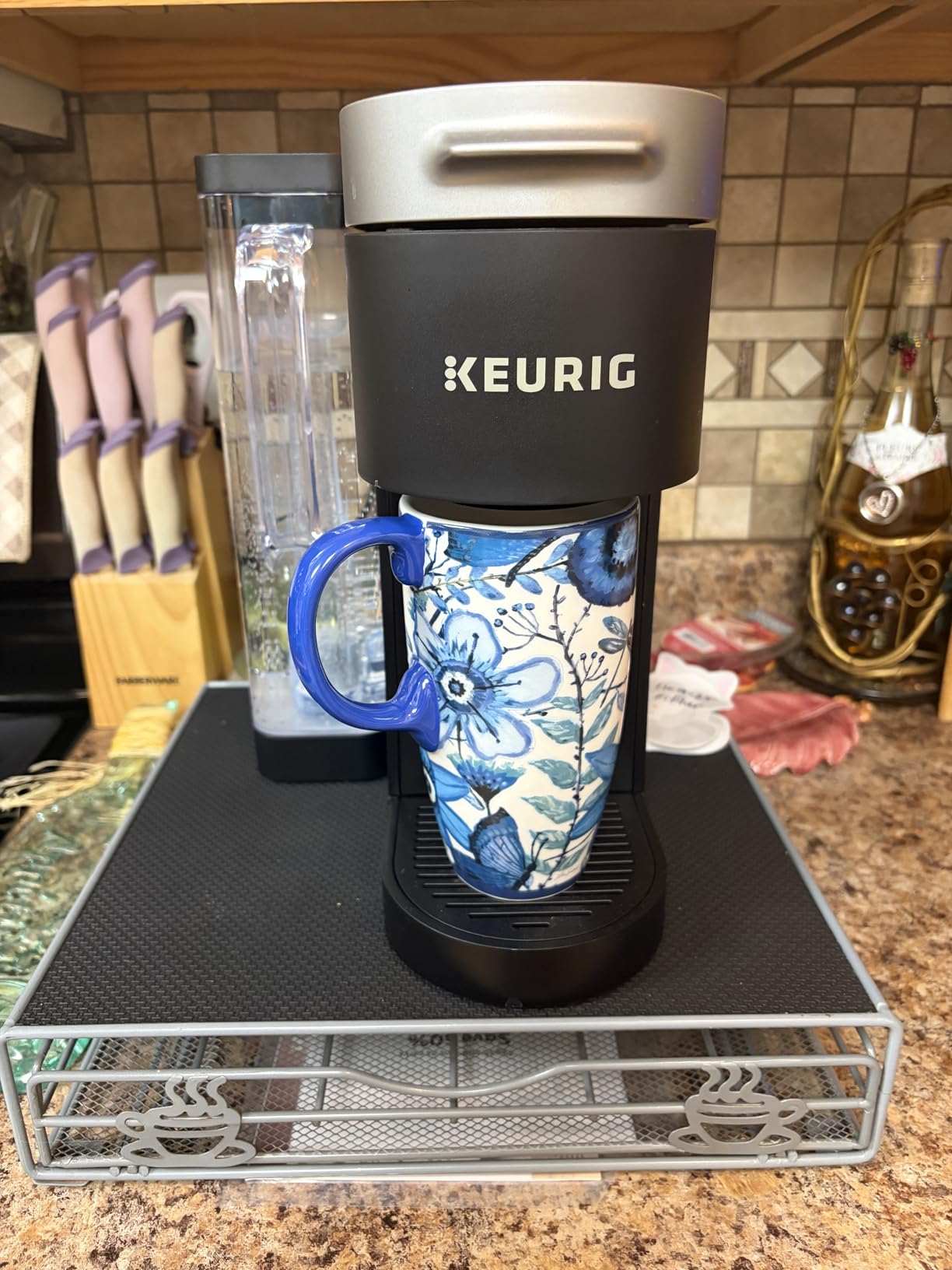 Keurig K-Supreme Single Serve K-Cup Pod Coffee Maker, MultiStream Technology, 4 Brew Sizes, 66oz Dual-Position Removable Reservoir, Gray - Customer Photo 2