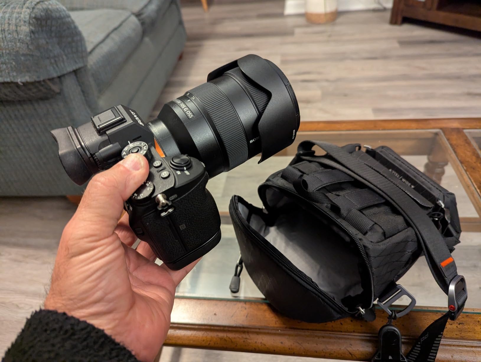 f-stop - Navin Expandable Camera Carry Holster for DSLR, Mirrorless with Attached Lens Customer Review f-stop - Navin Expandable Camera Carry Holster for DSLR, Mirrorless with Attached Lens - Customer Photo 1