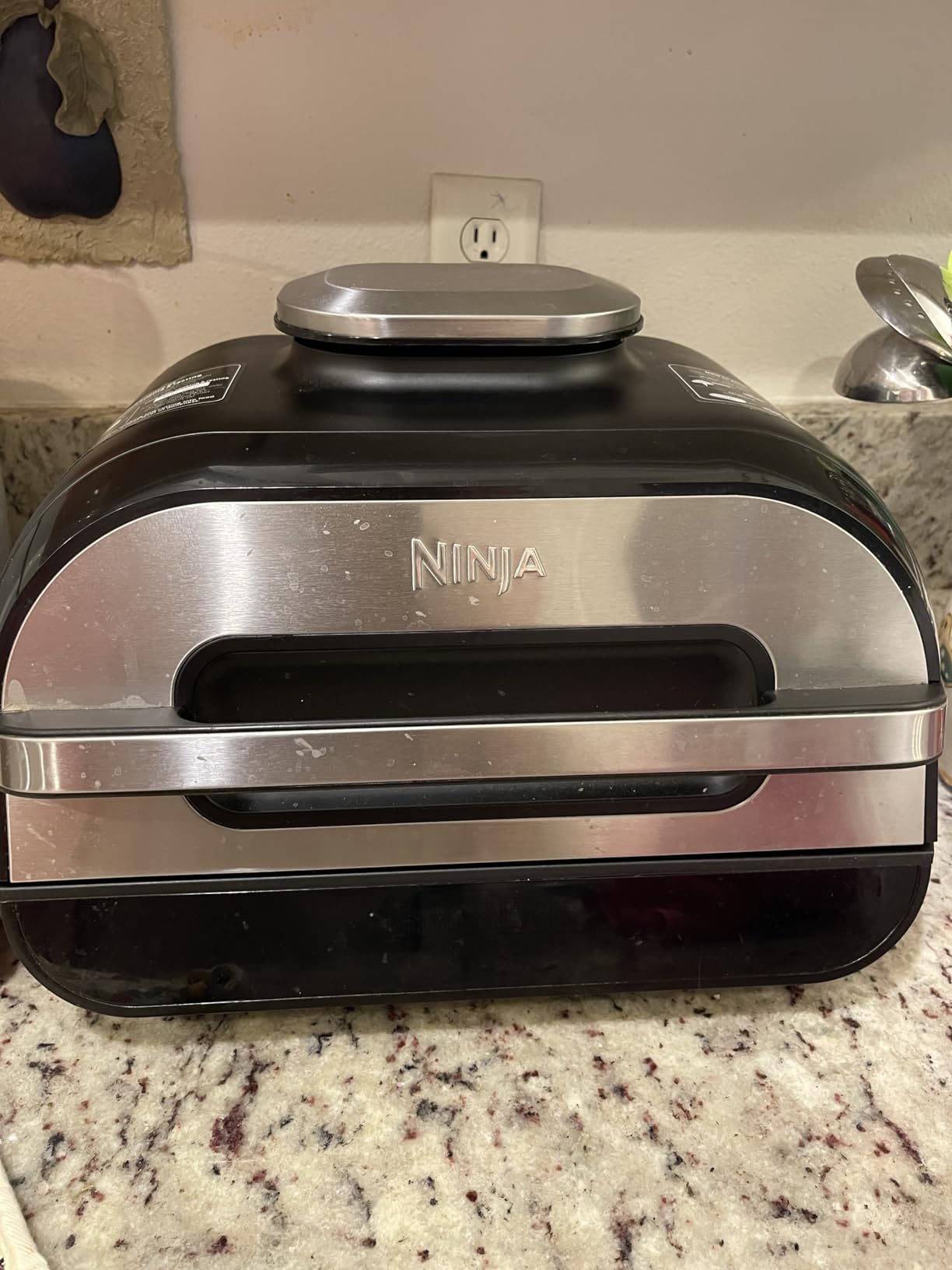 Ninja | Indoor Grill and Air Fryer| Foodi Smart XL | 6-in-1 Grill, Air Fry, Roast, Bake, Broil, Dehydrate & Crisp |Smart Thermometer & Splatter Shield | Dishwasher Safe Parts | Black/Silver | FG551 Customer Review Ninja | Indoor Grill and Air Fryer| Foodi Smart XL | 6-in-1 Grill, Air Fry, Roast, Bake, Broil, Dehydrate & Crisp |Smart Thermometer & Splatter Shield | Dishwasher Safe Parts | Black/Silver | FG551 - Customer Photo 1