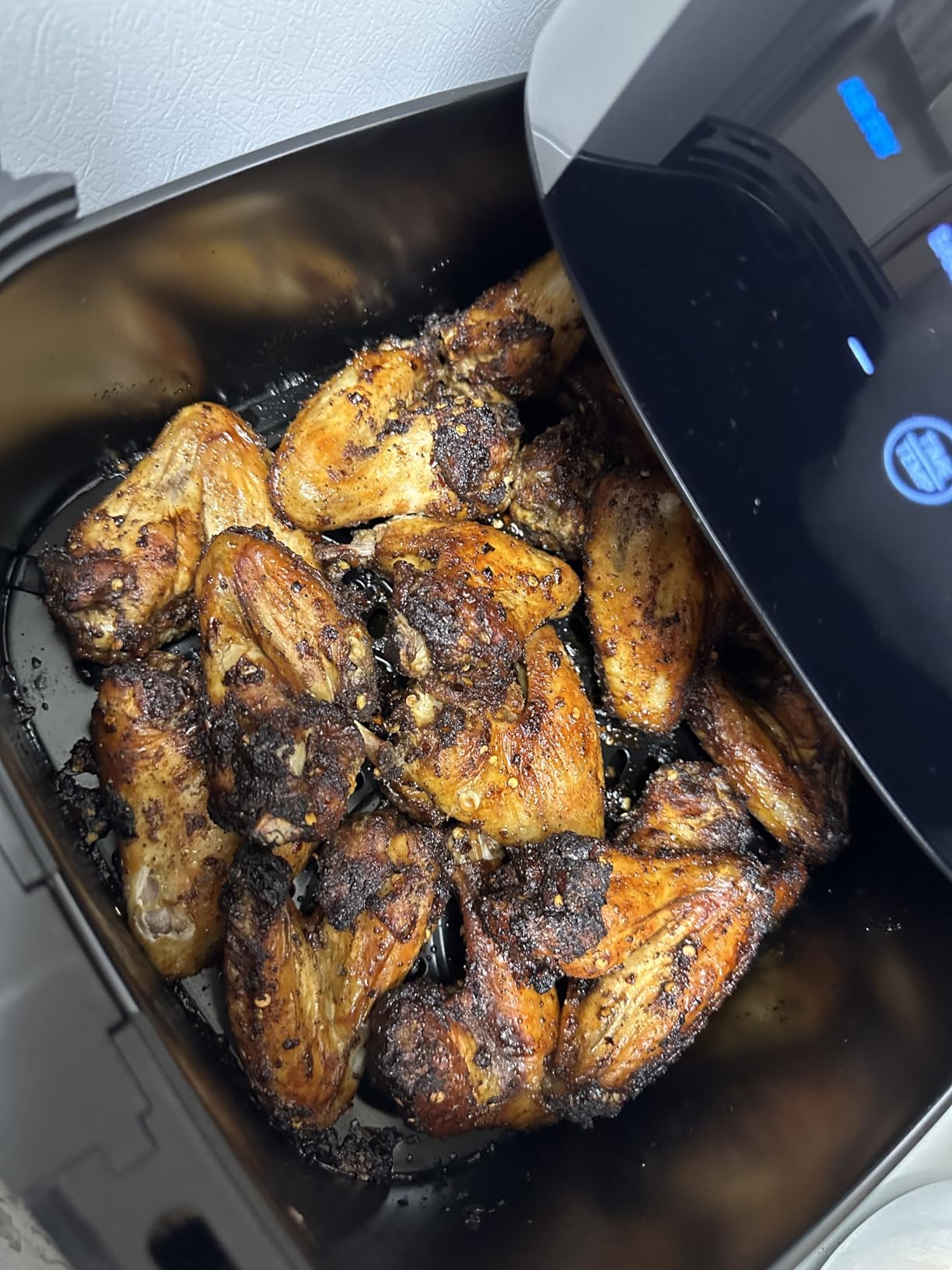 Chefman Air Fryer 8 Qt | TurboFry® 4-in-1 with 450°F Hi-Fry Option for Crispier Results | Air Fry, Bake, Dehydrate, Frozen | XL Nonstick Dishwasher-Safe Basket | Stainless Steel - Customer Photo 1