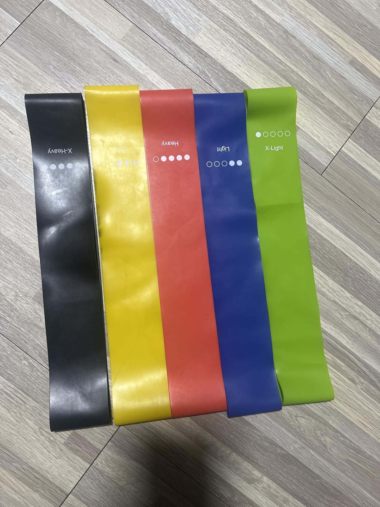 Resistance Bands for Working Out, 5-Pack Elastic Exercise Bands for Strength Training, Stretching, Workout; Home Gym Equipment for Women Men, Pilates Yoga Physical Therapy, Leg Glute Arm Exercise Kit Customer Review Resistance Bands for Working Out, 5-Pack Elastic Exercise Bands for Strength Training, Stretching, Workout; Home Gym Equipment for Women Men, Pilates Yoga Physical Therapy, Leg Glute Arm Exercise Kit - Customer Photo 2