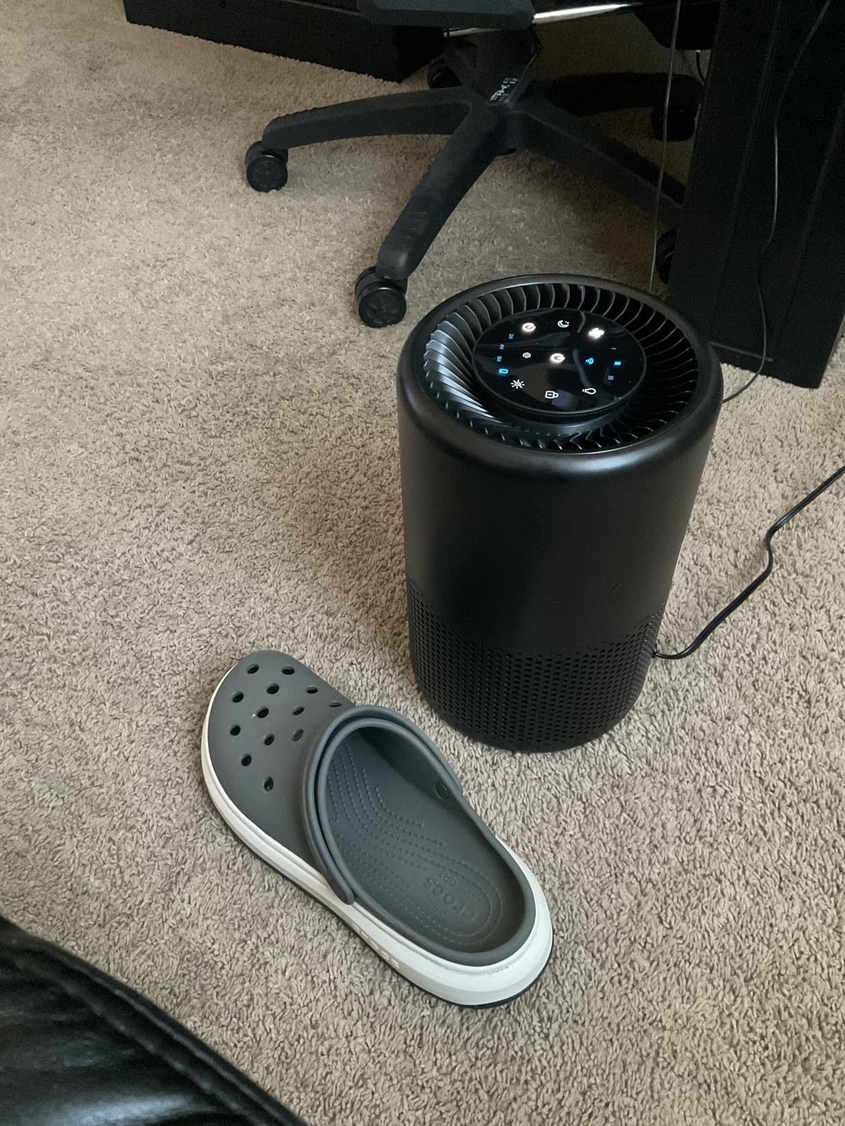 LEVOIT Air Purifier for Home Bedroom Dorm Room, Smart WiFi Alexa Control, AHAM VERIFIDE, 3-in-1 Filter with HEPA Sleep Mode for Allergens, Pollutants, Smoke, Dust, Core 200S-P, White Customer Review LEVOIT Air Purifier for Home Bedroom Dorm Room, Smart WiFi Alexa Control, AHAM VERIFIDE, 3-in-1 Filter with HEPA Sleep Mode for Allergens, Pollutants, Smoke, Dust, Core 200S-P, White - Customer Photo 1