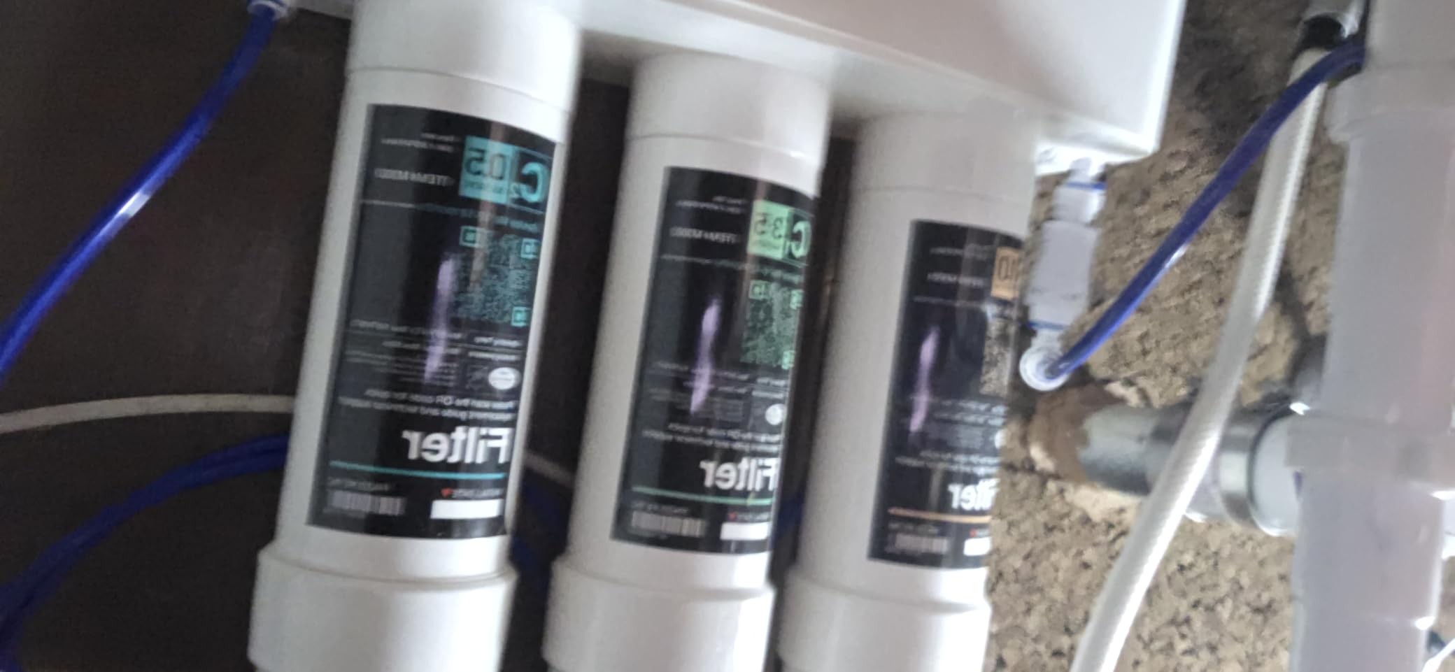 Frizzlife Under Sink Water Filter System, NSF/ANSI 53&42&372 Certified, 8 Layer 0.5 Micron Water Filtration Reduces PFAS, PFOA/PFOS, Lead, Chlorine, Bad Taste & Odor, Under Counter, SK99-NEW - Customer Photo 2