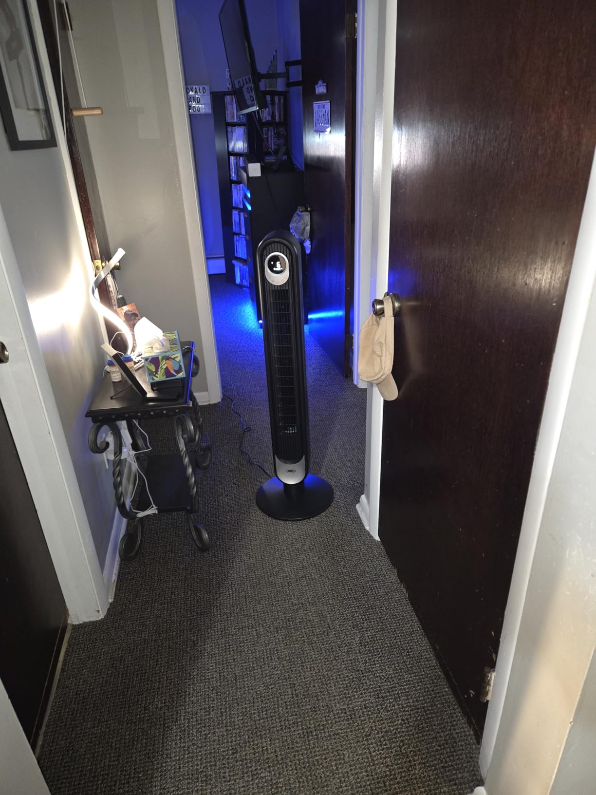 DREO Tower Fan for Bedroom, 28 ft/s, 20dB Quiet Oscillating Bladeless Fan with Remote, 9 Speeds, 4 Modes, 12H Timer, LED Display, Standing Floor Fan Powerful for Indoor Home Office Room, 42 Inch customer photo 2