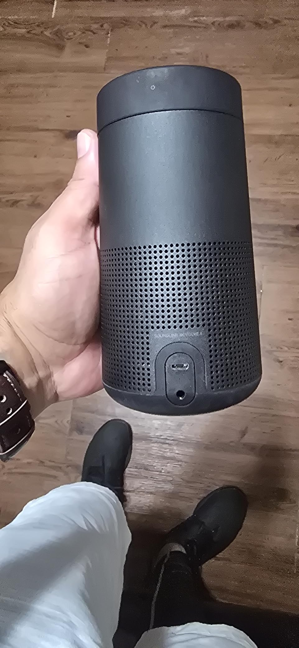 Bose SoundLink Revolve (Series II) Portable Bluetooth Speaker – Wireless Water-Resistant Speaker with 360° Sound, Black Customer Review Bose SoundLink Revolve (Series II) Portable Bluetooth Speaker – Wireless Water-Resistant Speaker with 360° Sound, Black - Customer Photo 2
