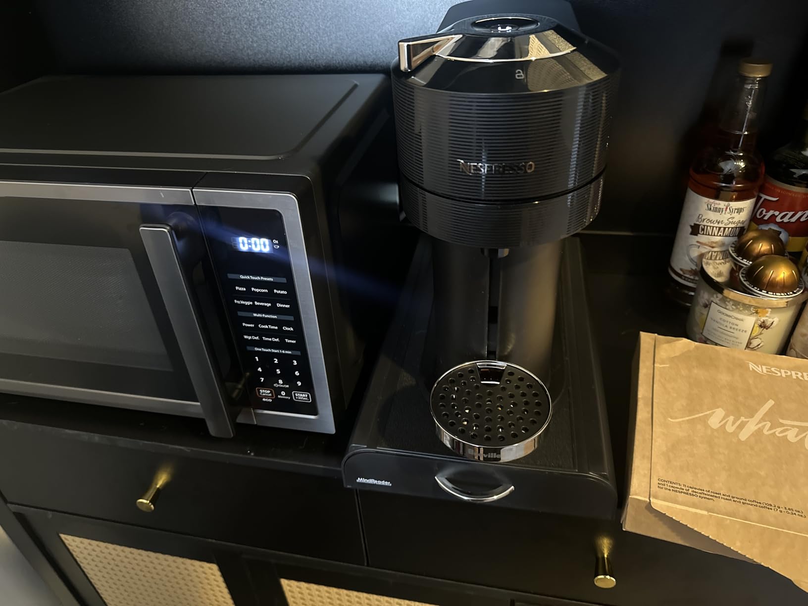 Nespresso Vertuo Next Deluxe Coffee and Espresso Maker, Pure Chrome with Aeroccino Milk Frother Customer Review Nespresso Vertuo Next Deluxe Coffee and Espresso Maker, Pure Chrome with Aeroccino Milk Frother - Customer Photo 2