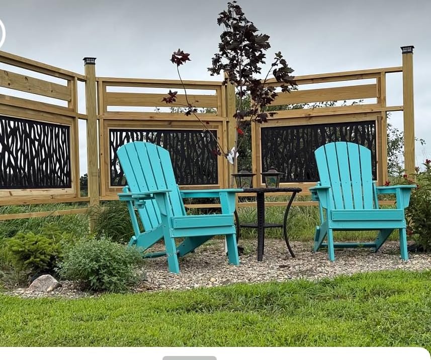 Barrette Outdoor Living 73030564 Sprig Decorative Screen Panel, Black Customer Review Barrette Outdoor Living 73030564 Sprig Decorative Screen Panel, Black - Customer Photo 2